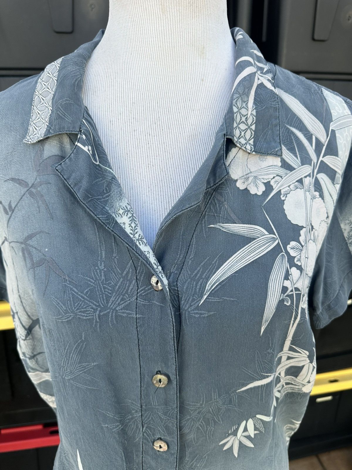 Other Citron Santa Monica Blouse Bamboo Print Women's XL Size XL / US 12-14 / IT 48-50 - 3 Thumbnail