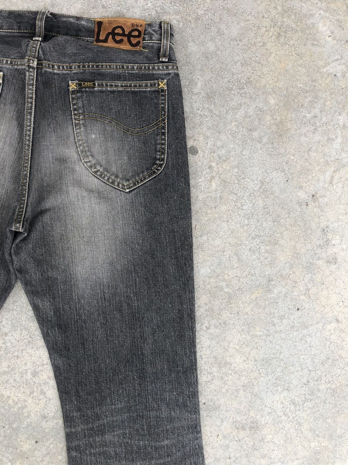If Six Was Nine Lee Flared Jeans Bootcut Distressed Jeans Size US 33 - 10 Thumbnail