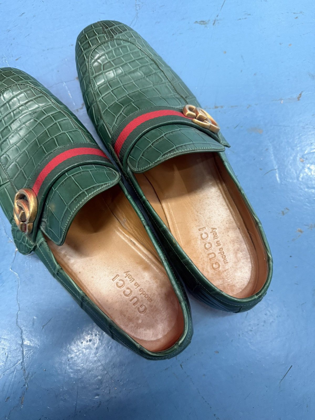Gucci GUCCI CROC LOAFERS Size US 11 / EU 44 - 5 Thumbnail