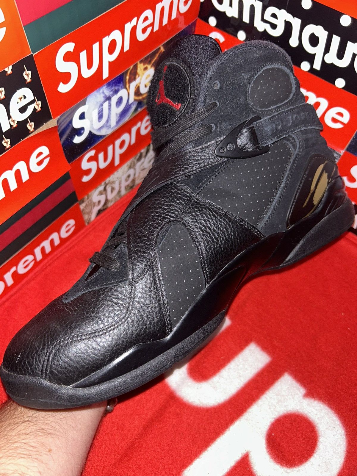 Nike Jordan 8 Retro ‘OVO Black’ AA1239-045 size 13 Size US 13 / EU 46 - 10 Thumbnail