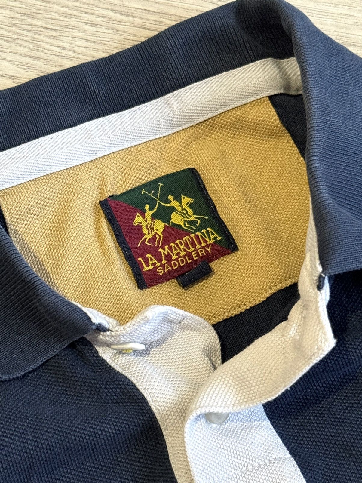 La Martina 🔷Vintage La Martina Argentina Polo T-shirt 90s🔷 Size US M / EU 48-50 / 2 - 6 Thumbnail