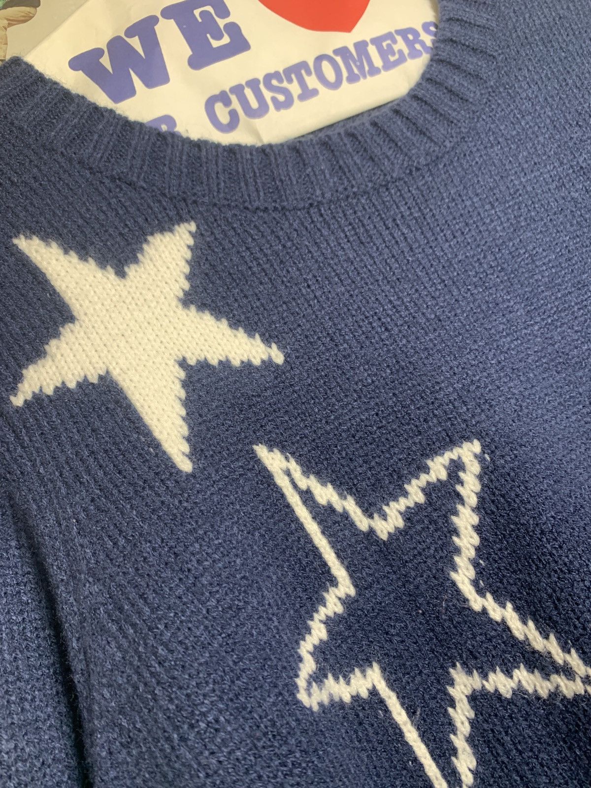 Vintage Y2K Stars Sweater Size M / US 6-8 / IT 42-44 - 2 Thumbnail