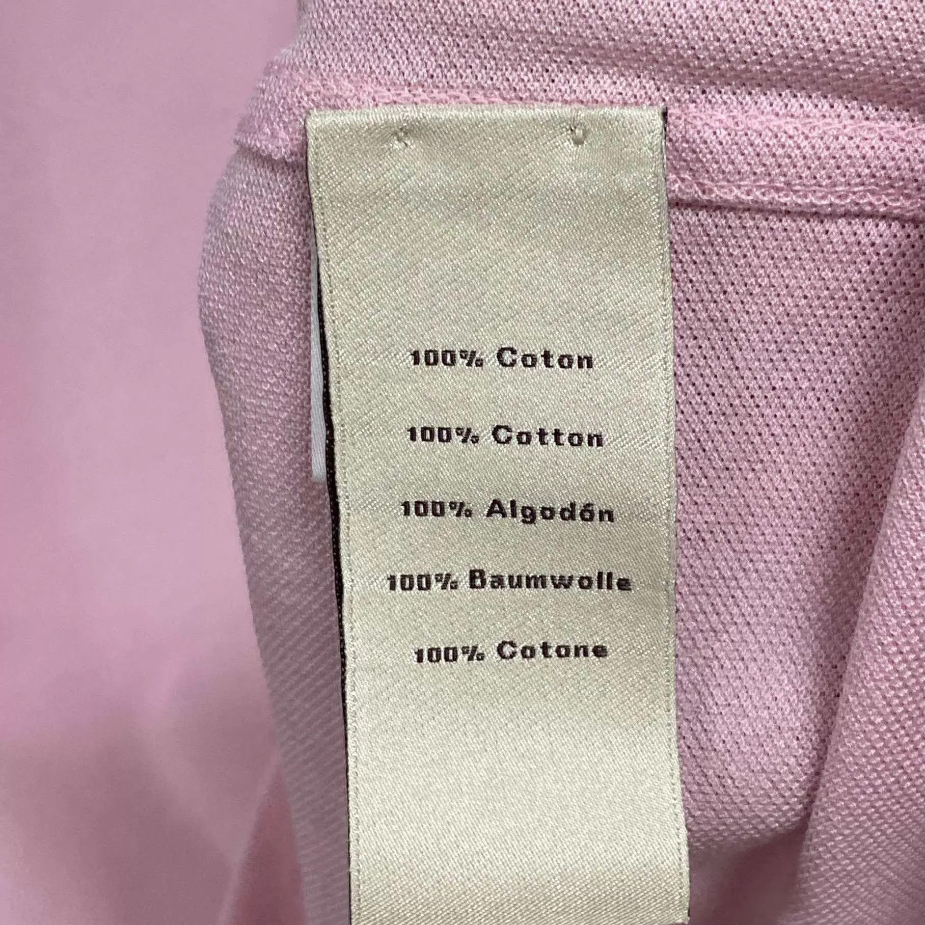 Hermes HERMES Pink H-Embroidered Pocket Polo Shirt XL Size US XL / EU 56 / 4 - 6 Thumbnail