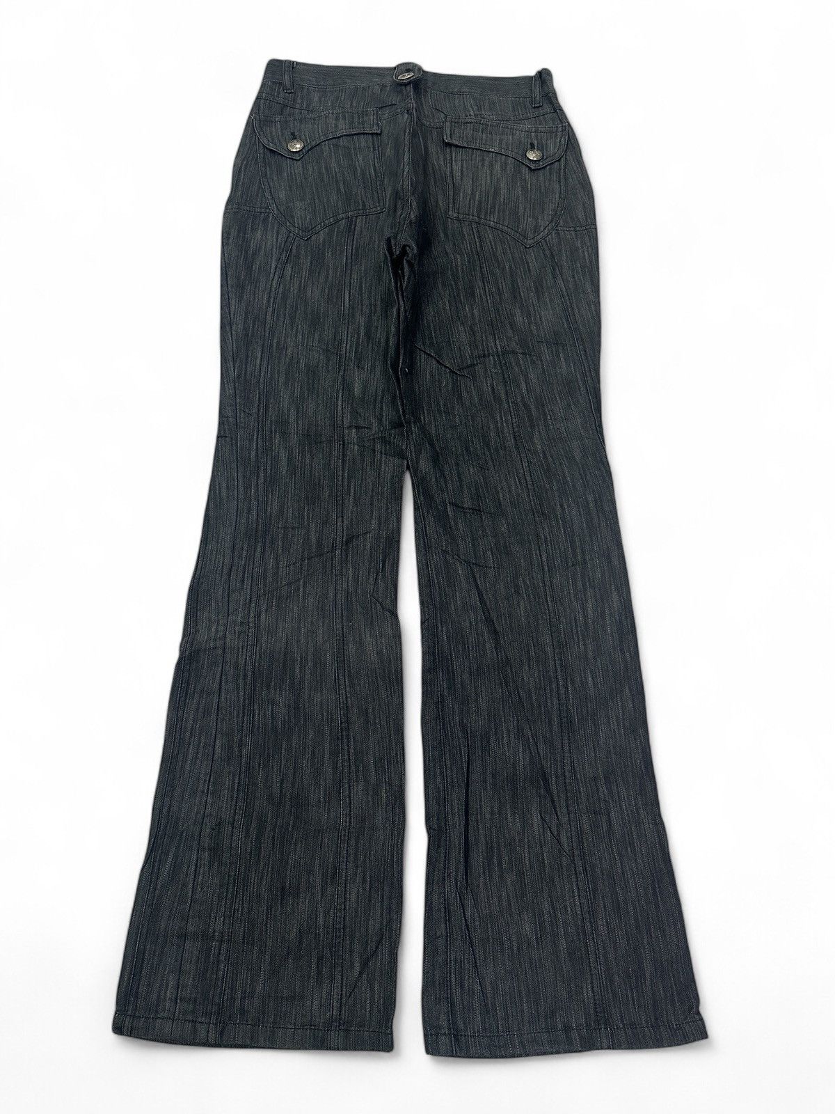 Japanese Brand × Vintage Vintage Japanese BA-TSU STUDIO Flare Jeans Size US 29 - 2 Thumbnail