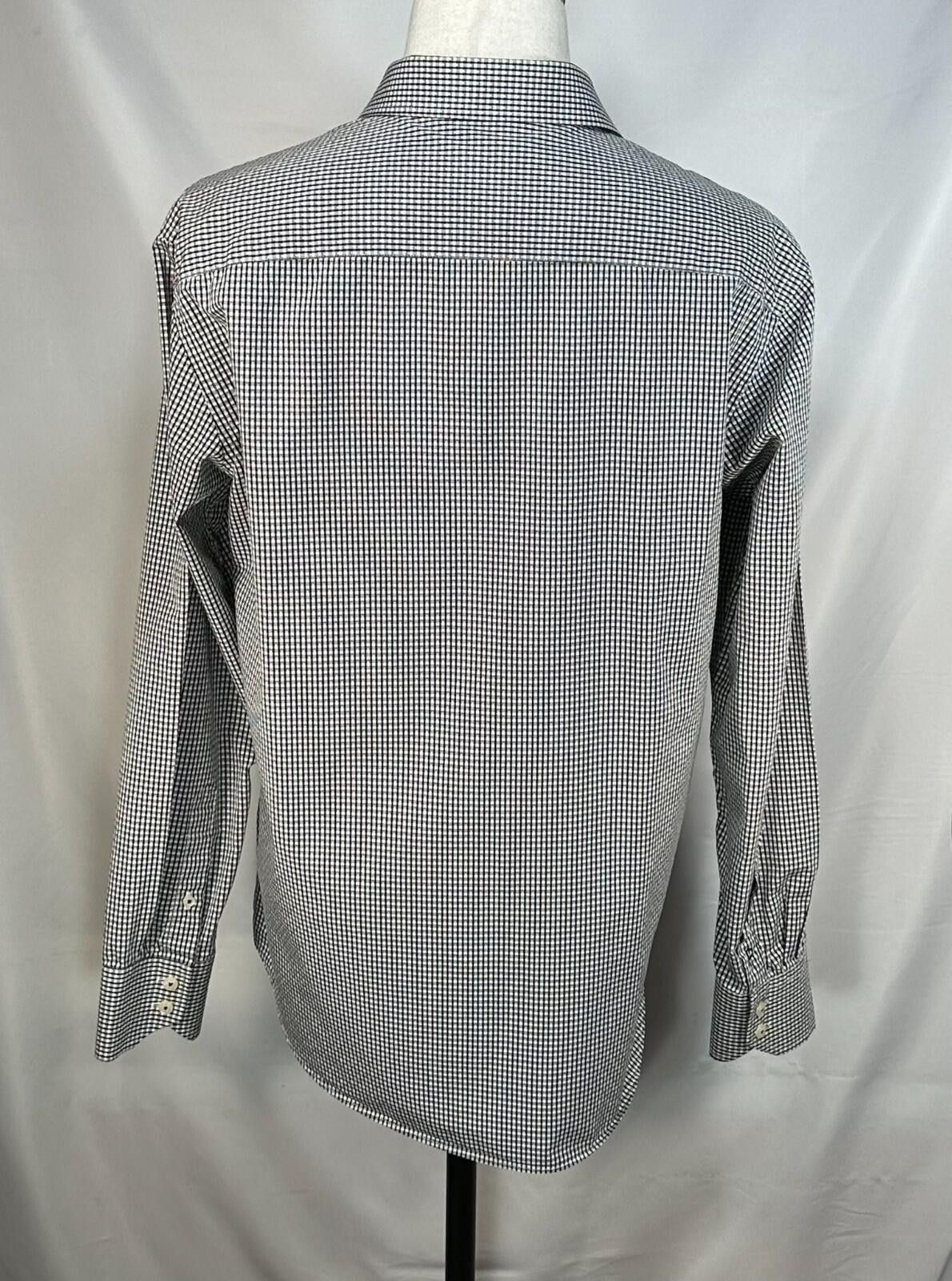 The Quiet Life Quieti Checked Geometric Cotton Button Up Black Mens L Size US L / EU 52-54 / 3 - 2 Thumbnail