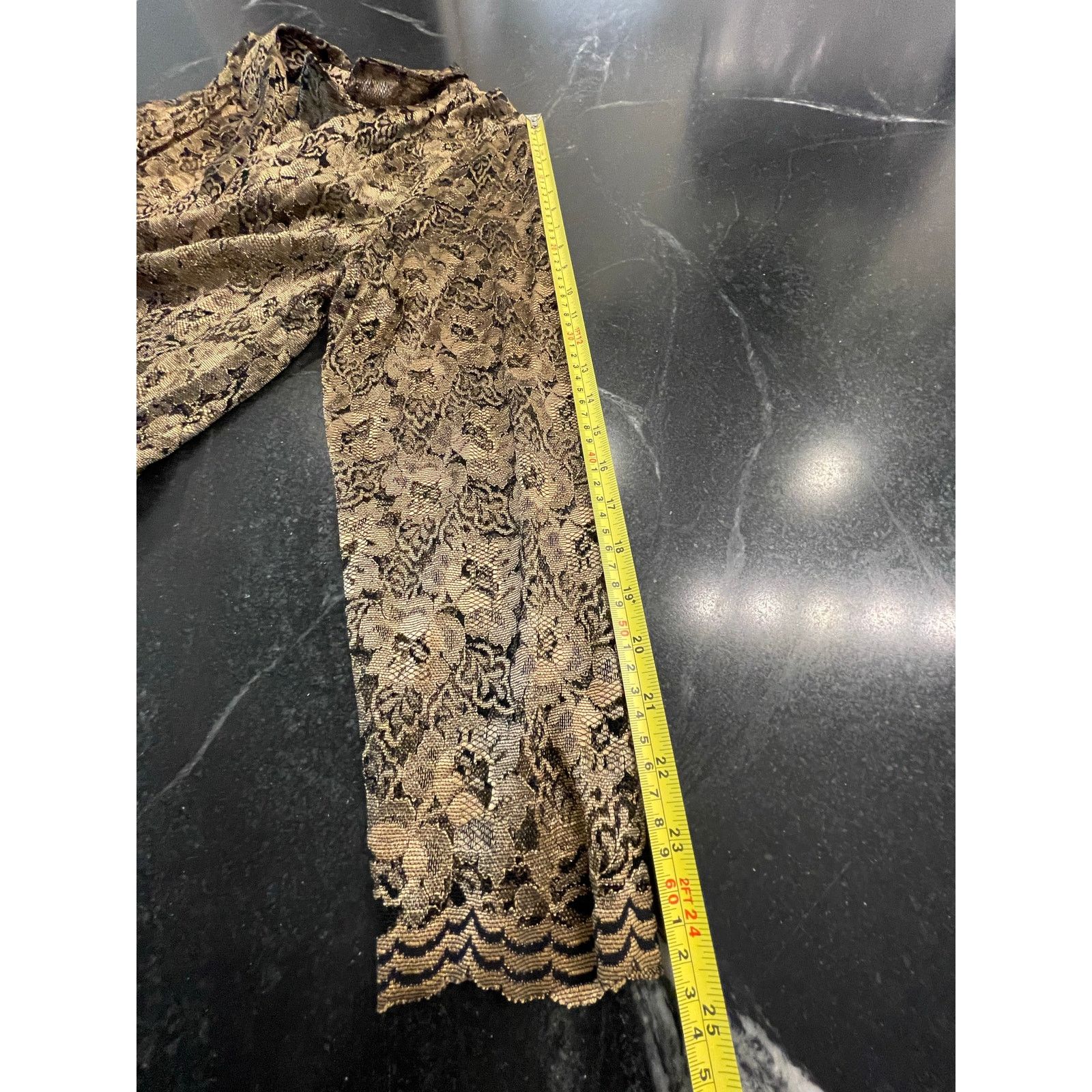 Other JMS Collection gold and black floral lace jacket blazer 2X Size XXL / US 16-18 / IT 52-54 - 9 Thumbnail