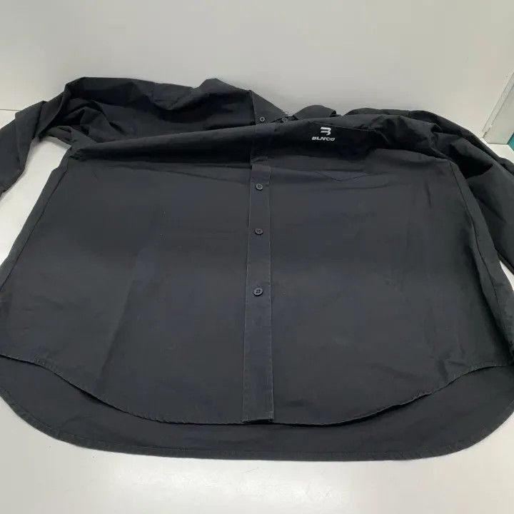 Balenciaga Balenciaga Balenciaga Large Fit Embroidered Long Sleeve Sh Size US L / EU 52-54 / 3 - 2 Thumbnail