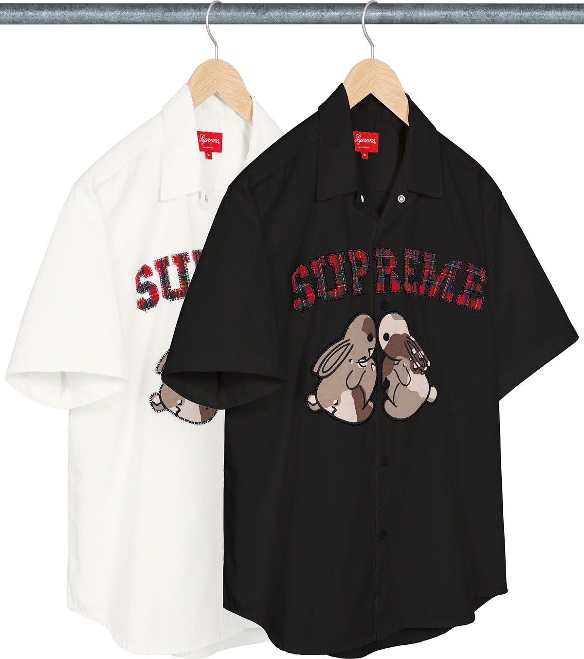 Supreme SPRiNG SUMMER 2023 BUNNiES SHORT SLEEVE WORK SHiRT CANVAS Size US S / EU 44-46 / 1 - 15 Thumbnail