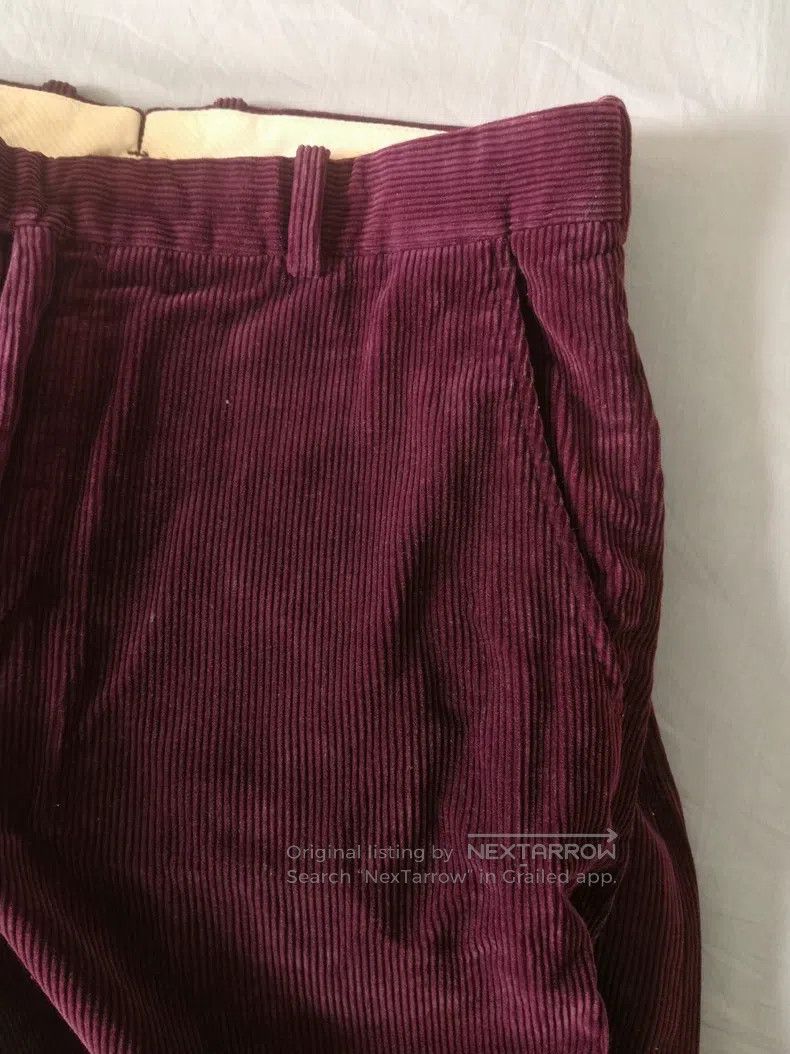 Tom Ford Tom Ford Corduroy casual pants, burgundy, 100% cotton long Size US 36 / EU 52 - 6 Thumbnail