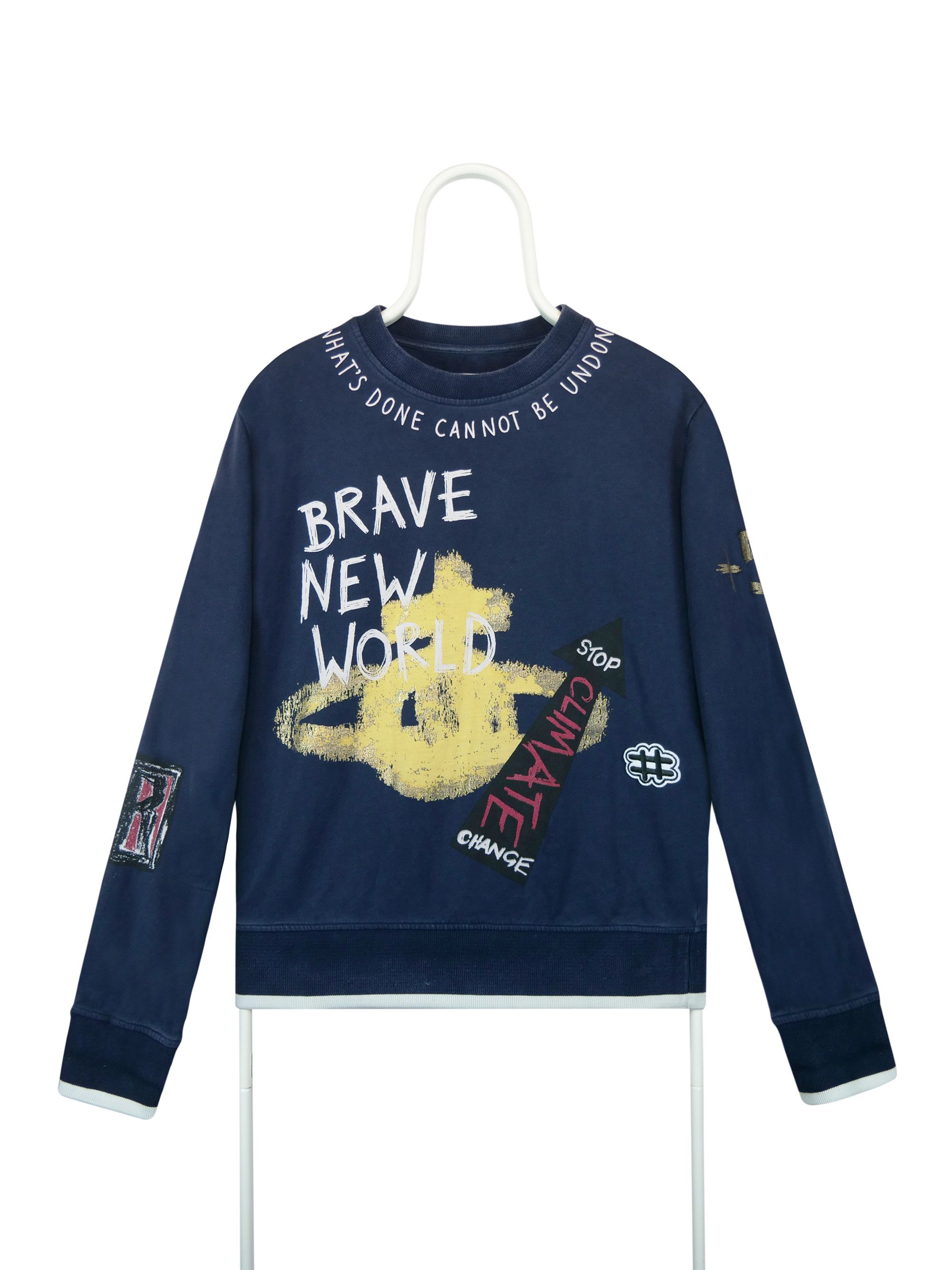 トップス Vintage Viviennewestwood MAN sweatshirt Vivienne Westwood Men's Oversized Sweatshirt