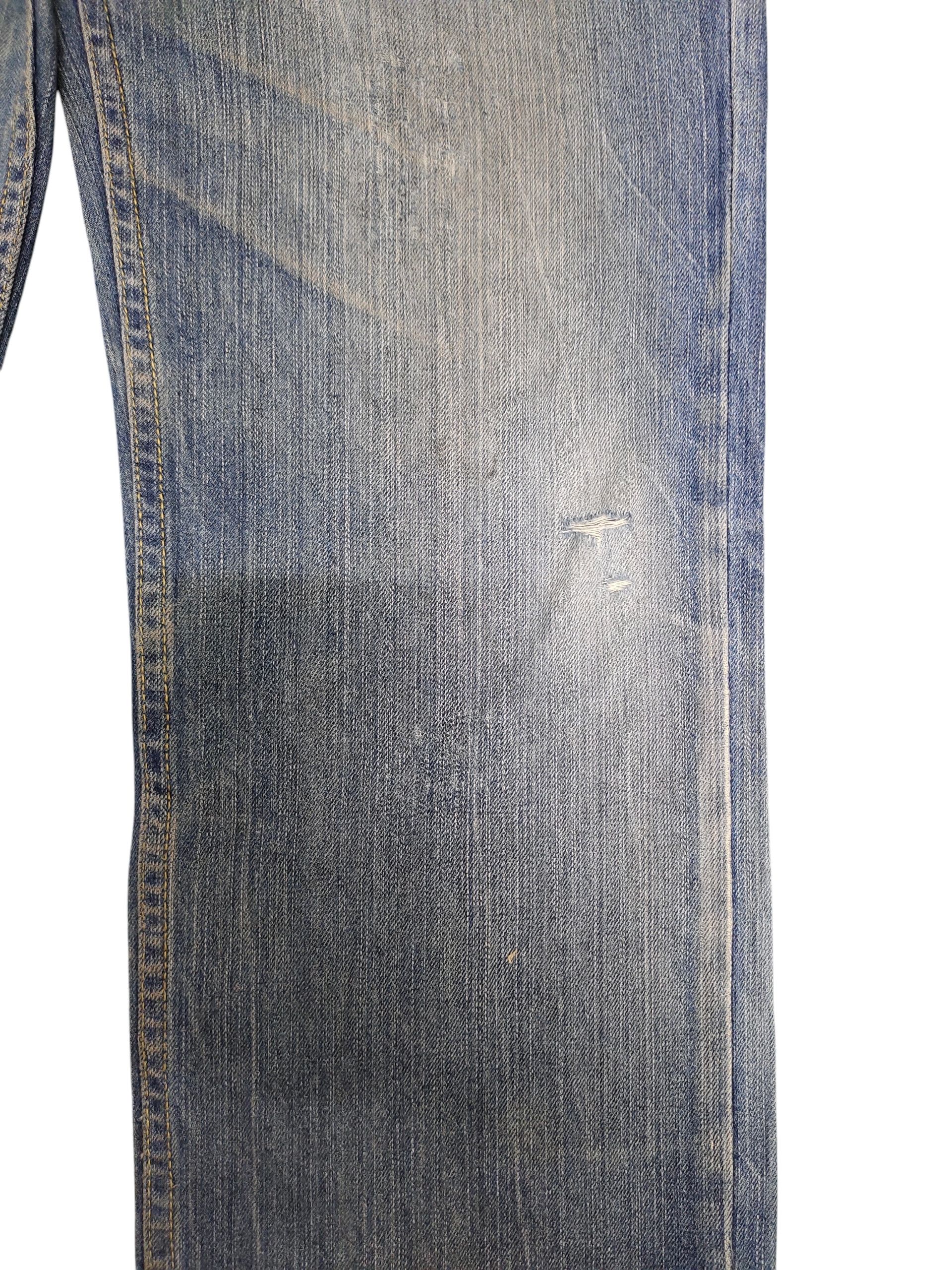 Comme des Garcons × Undercover Japanese Brand Zipper Pocket Clawmark Distress Denim Jeans Size US 34 / EU 50 - 3 Thumbnail