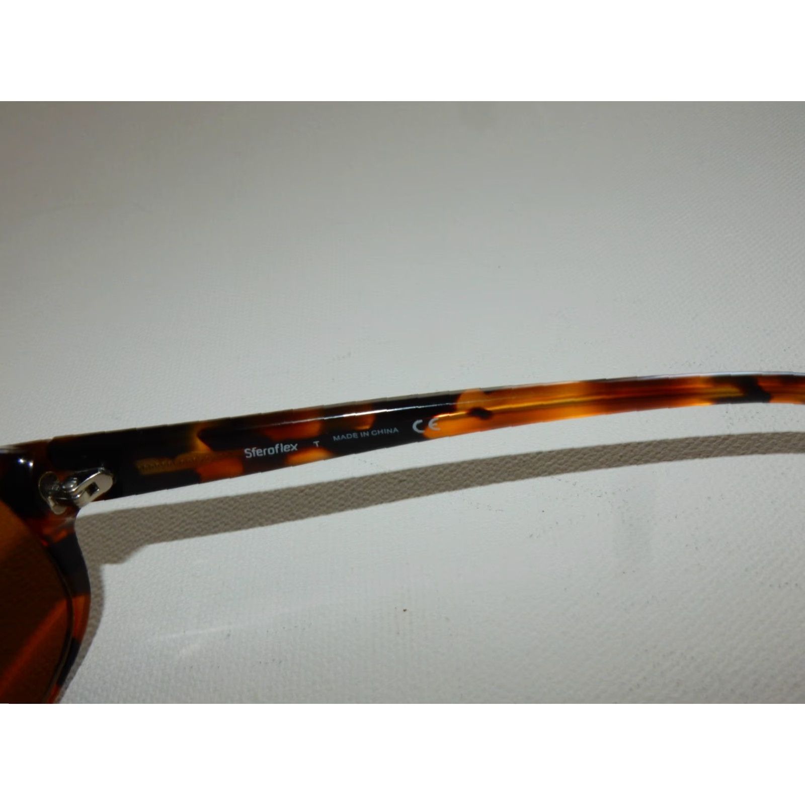 Vintage VINTAGE Sferoflex Sunglasses Frames Only 55-16-140 Men Brown Prescription Size ONE SIZE - 5 Thumbnail