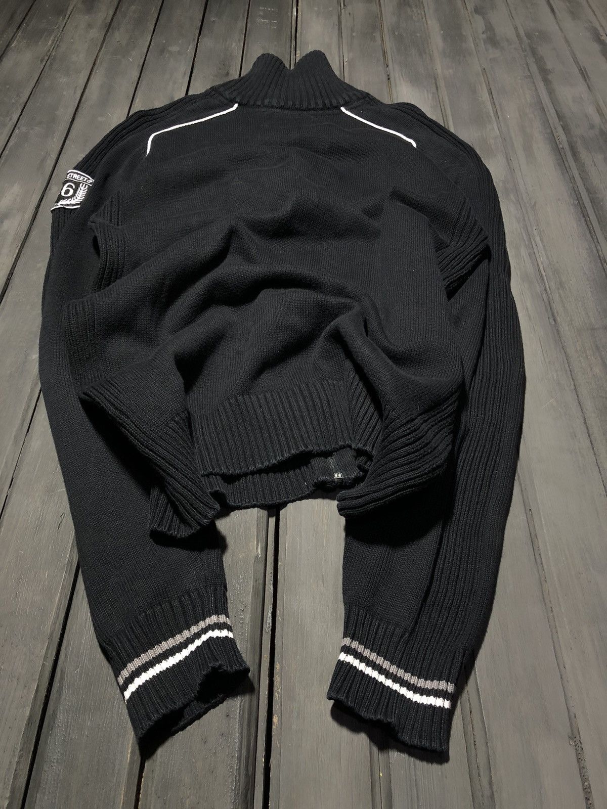 Junya Watanabe × Yohji Yamamoto Vintage Streetwear Kapital Style Sweater Zip Hoodie 90s Size US L / EU 52-54 / 3 - 5 Thumbnail