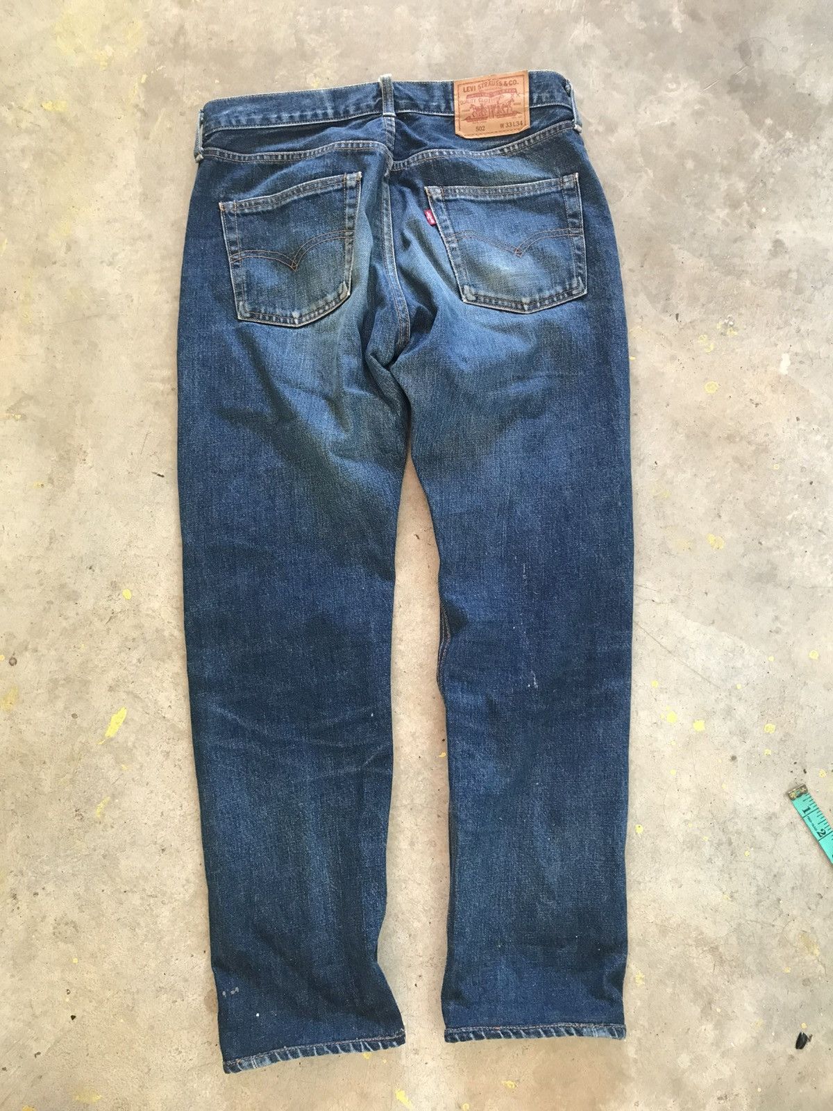 Levi's Levis 502 Big E 80s Talon Zipper Size US 33 - 2 Thumbnail