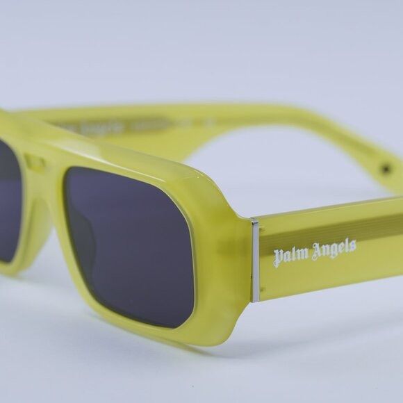 Palm Angels Palm Angels PERI102 WILLOW 1807 Sunglasses Yellow Rectangle Size ONE SIZE - 9 Thumbnail