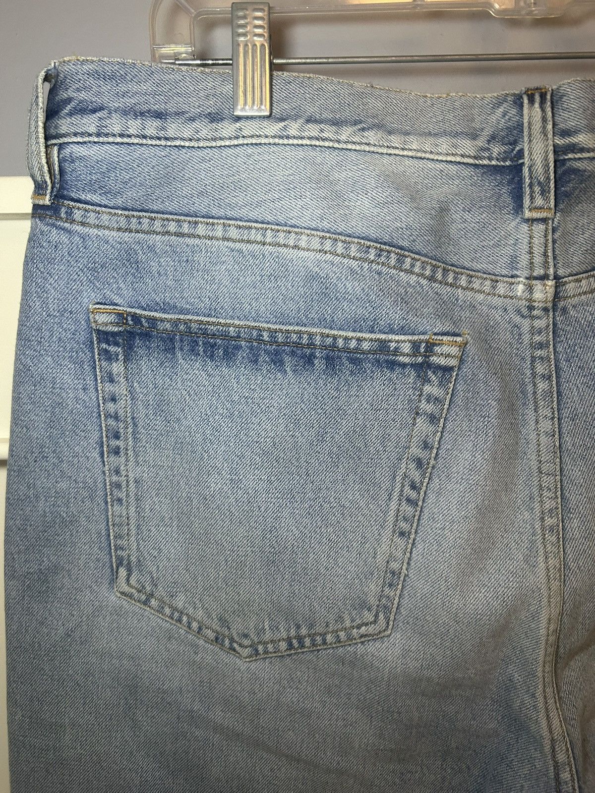 Balenciaga Balenciaga split distressed khaki and jean short hybrid Size US 34 / EU 50 - 8 Thumbnail