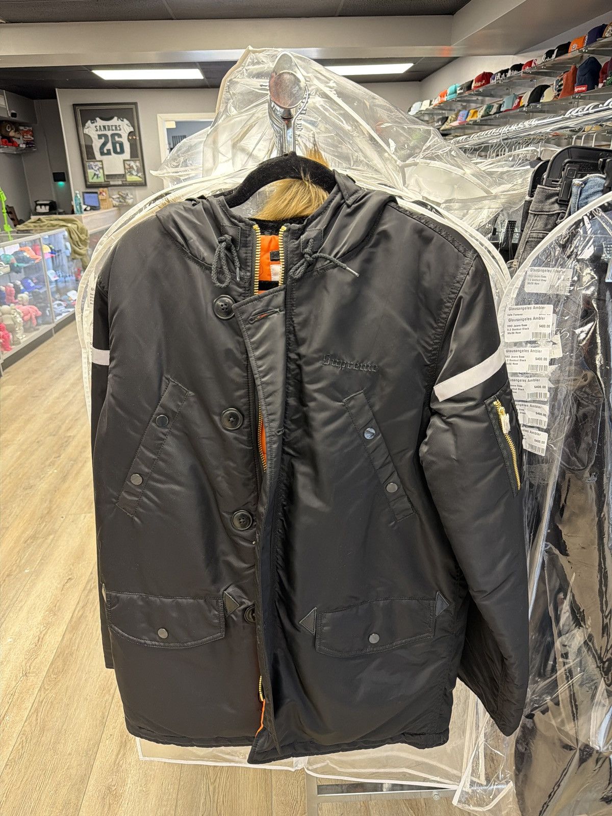 Supreme Supreme N-3B Parka Black Size US M / EU 48-50 / 2 - 1 Thumbnail