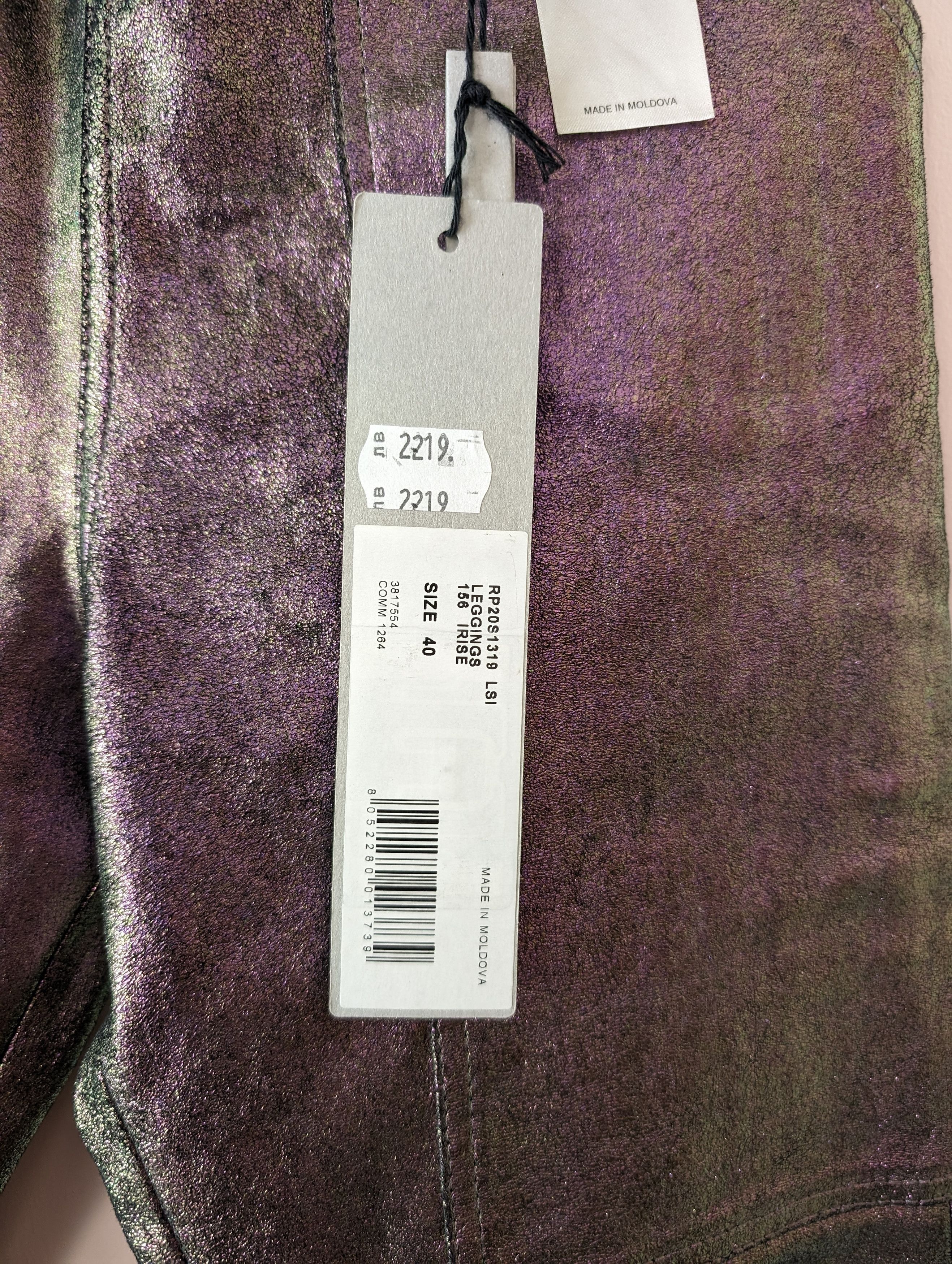 Rick Owens SS20 Iridescent Leather Leggings Size US 26 / EU 42 - 13 Thumbnail