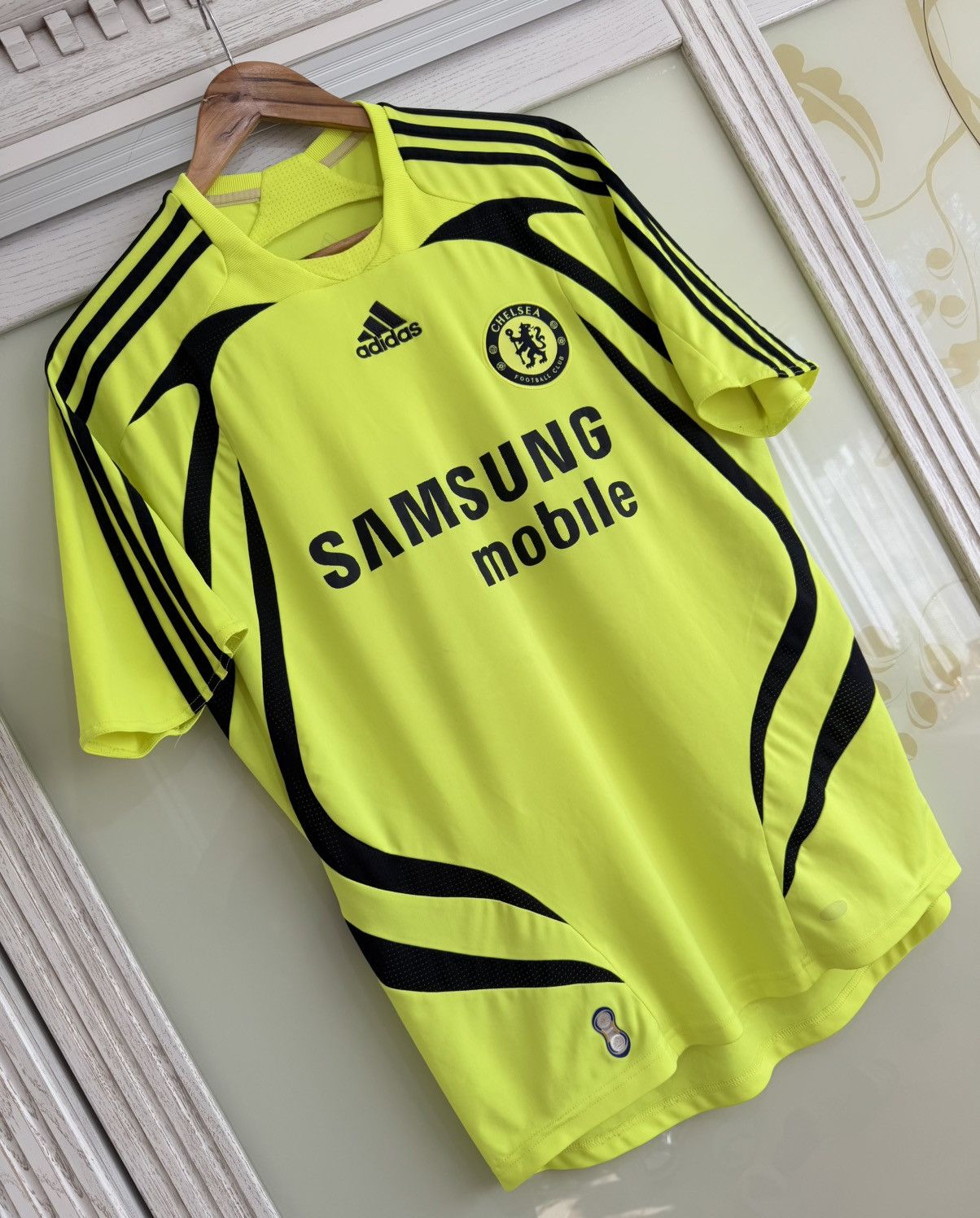 Adidas × Vintage Chelsea 2007-2008 Away Soccer Jersey Football Kit Shirt Size US M / EU 48-50 / 2 - 4 Thumbnail