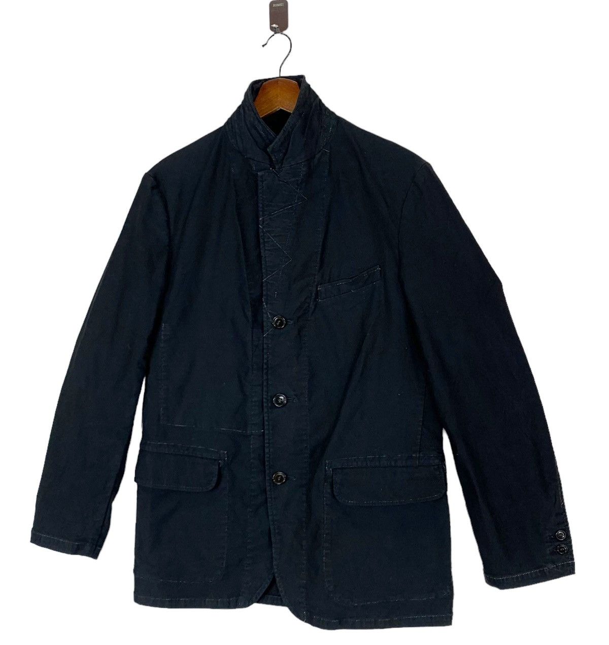 HOLLYWOOD RANCH MARKET × If Six Was Nine × Vintage Vintage HR Market Japanese Brand Designer Black Button Size L / US 10 / IT 46 - 2 Thumbnail