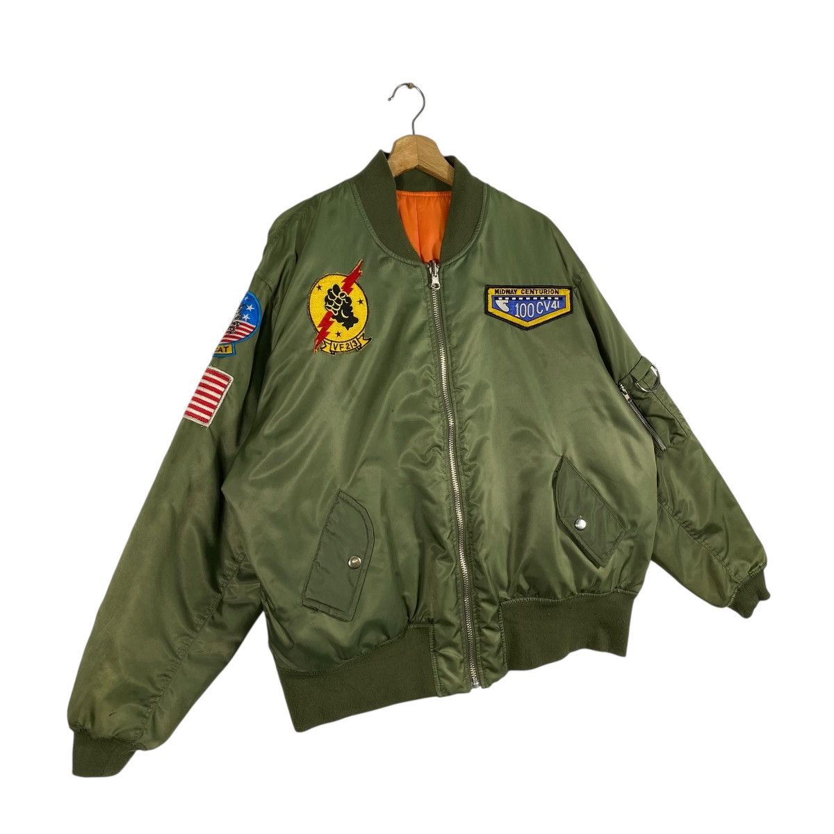 Japanese Brand Faith Reversable Bomber Jacket Military Style Size US XXL / EU 58 / 5 - 3 Thumbnail