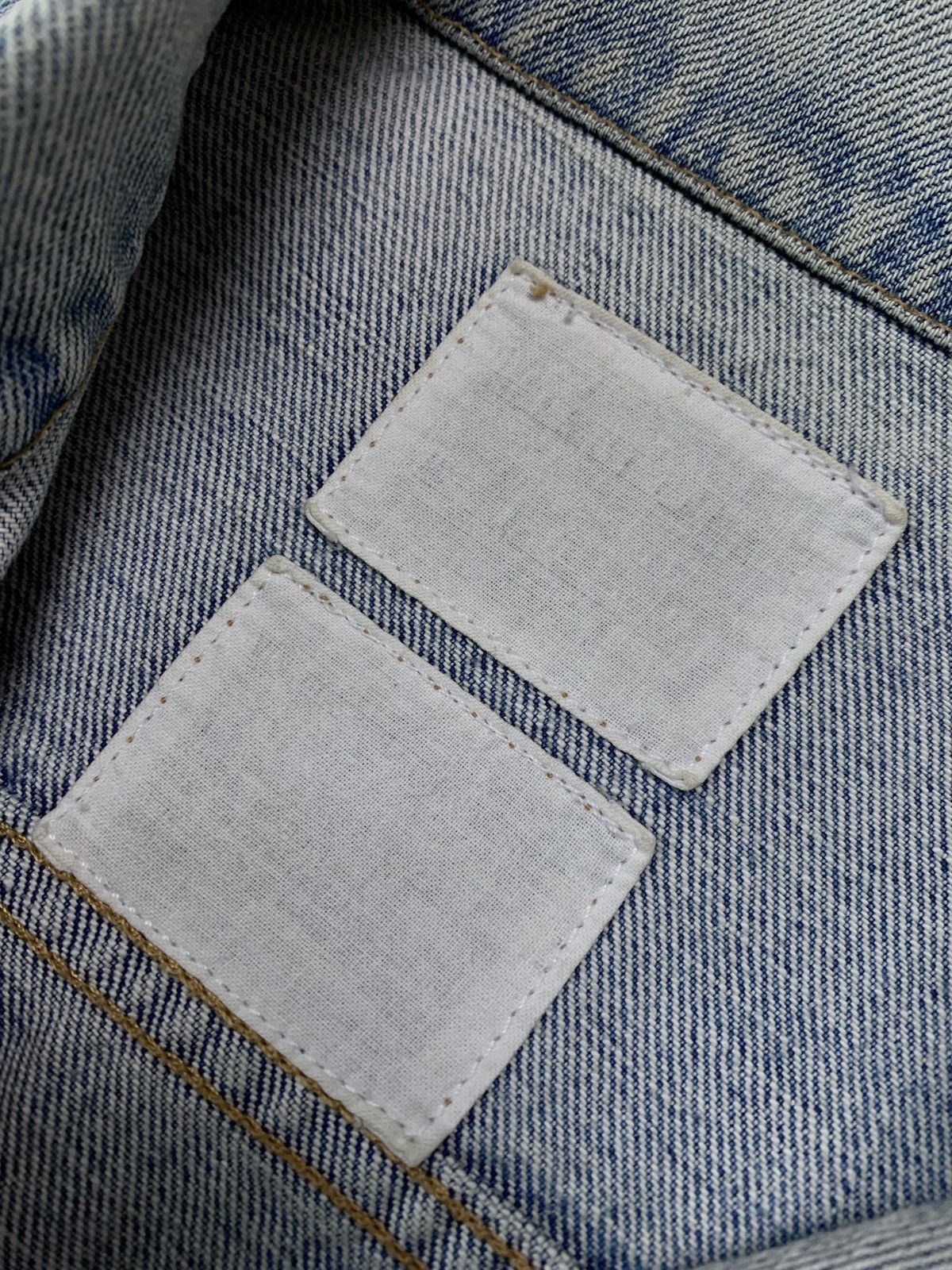 Helmut Lang 2000s Light Wash Blue Denim Jacket Size US S / EU 44-46 / 1 - 6 Thumbnail