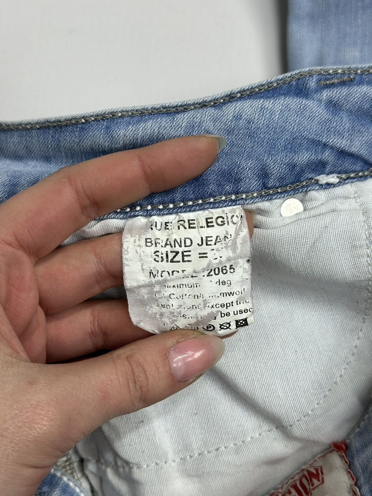 True Religion Vintage True Religion Slim Pants Distressed Y2k Japanese GOA Size 27" / US 4 / IT 40 - 10 Thumbnail