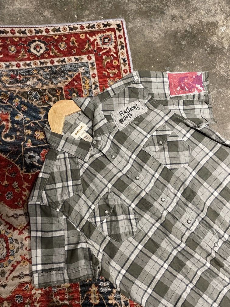 Diesel DIESEL BUTTON UP SHIRT Size US M / EU 48-50 / 2 - 3 Thumbnail