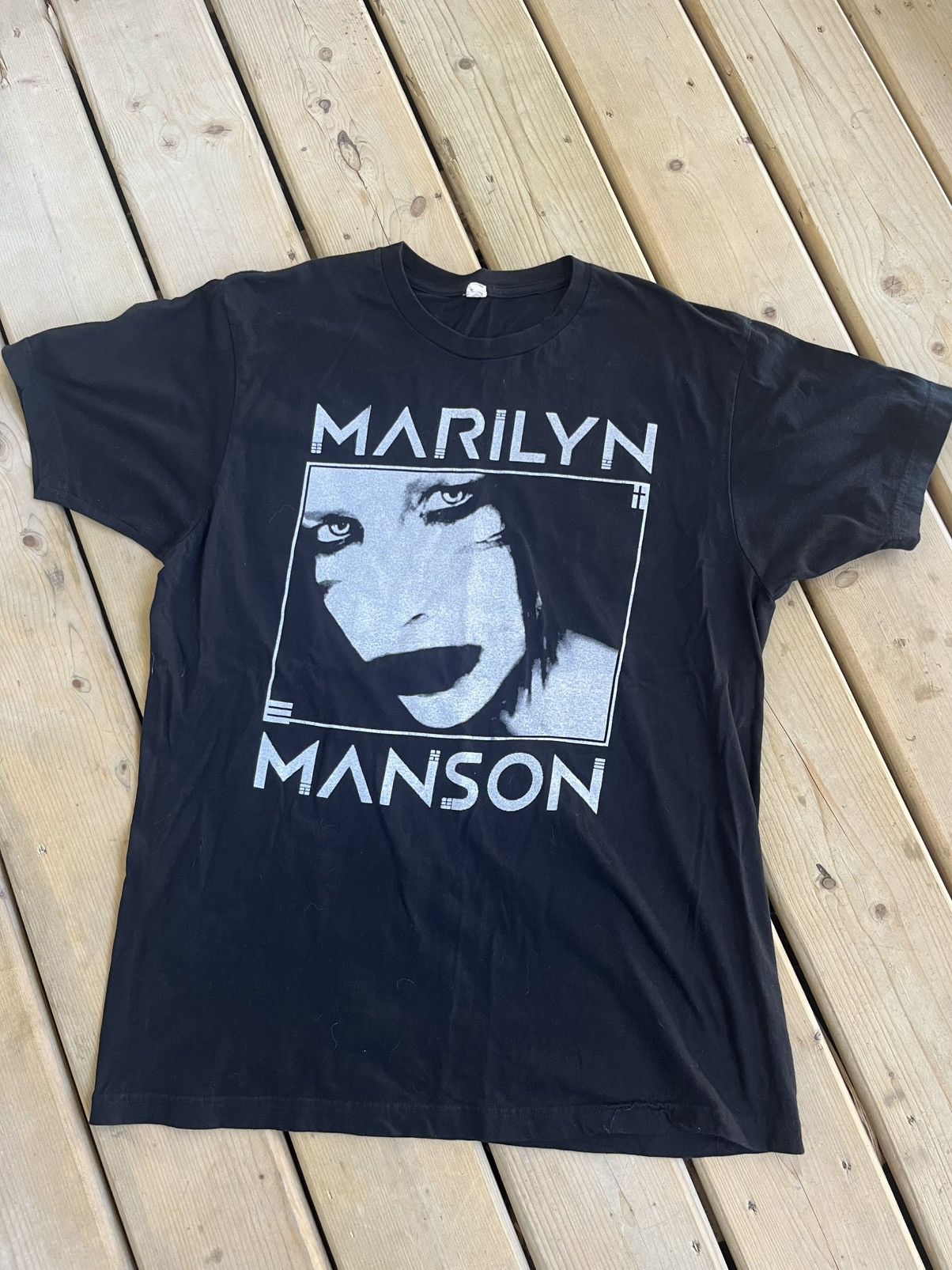 Vintage MARILYN MANSON TOUR BAND CONCERT SHIRT Size US L / EU 52-54 / 3 - 1 Thumbnail