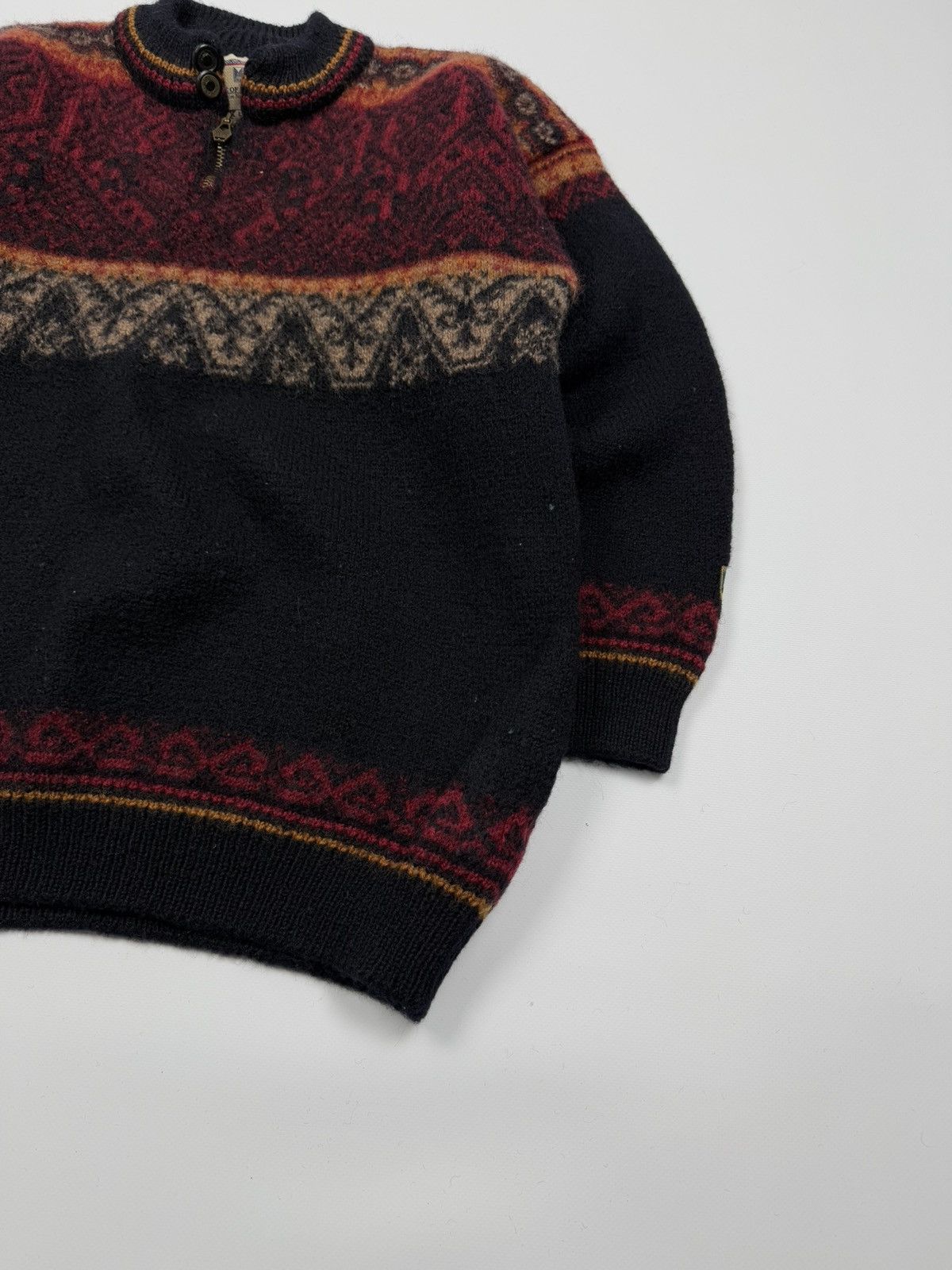 Dale Of Norway Dale Of Norway Women’s Wool 1/4 Zip Knit Sweater Size L / US 10 / IT 46 - 3 Thumbnail
