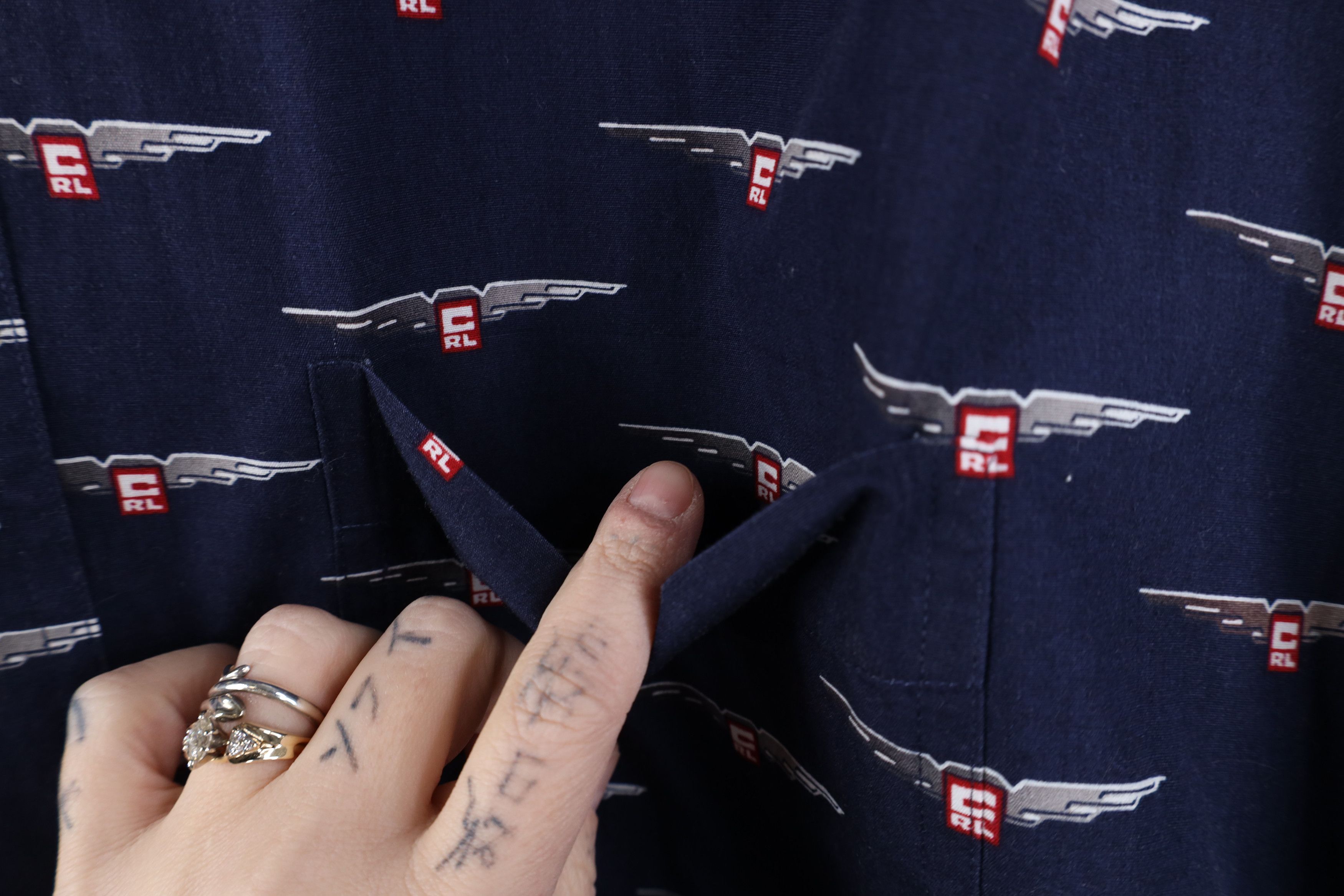 Ralph Lauren Vintage 90s Chaps Ralph Lauren All Over Print Button Shirt Size US L / EU 52-54 / 3 - 7 Thumbnail