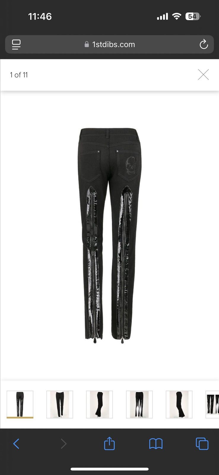 Alexander McQueen Alexander McQueen Zip Leg Pants 40 Size 27" / US 4 / IT 40 - 10 Thumbnail