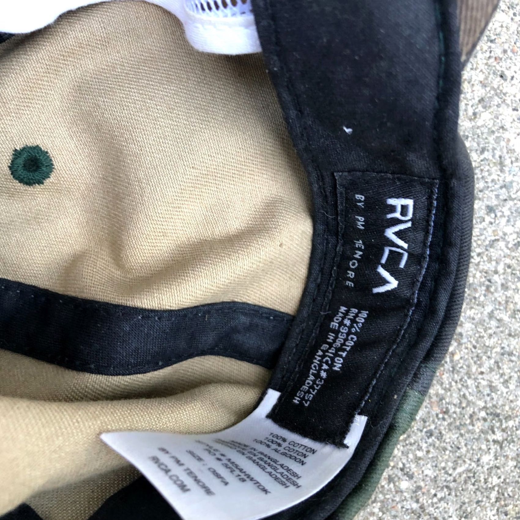 RVCA RVCA The Balance of Opposites Hat Men's Camo Snapback One Size Green Cap Size ONE SIZE - 7 Thumbnail