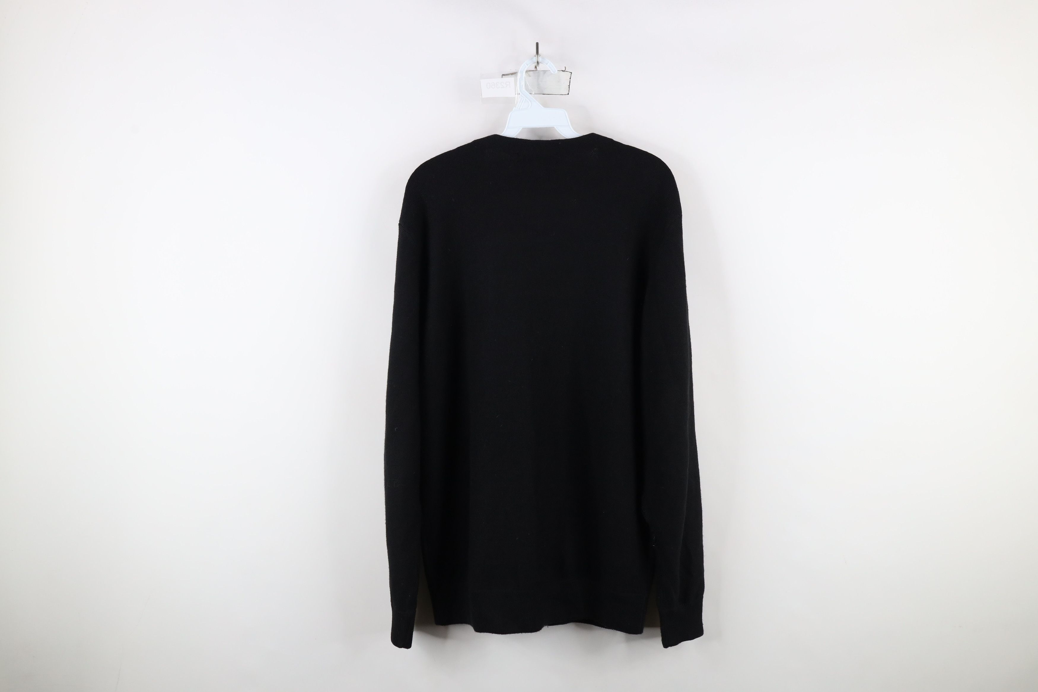 Vintage Vintage 90s Streetwear Knit Button Cardigan Sweater Black Size US L / EU 52-54 / 3 - 10 Thumbnail