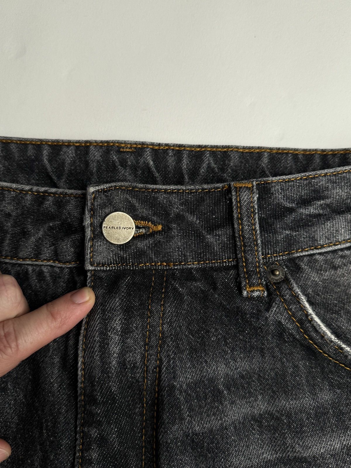 Other Pearled Ivory 1403 Flared Jeans Size US 32 / EU 48 - 4 Thumbnail