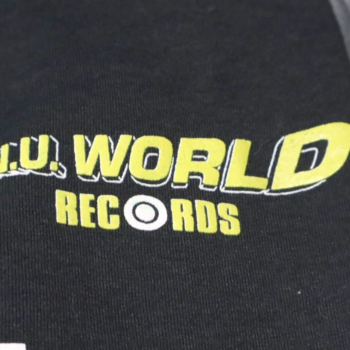 Fruit Of The Loom Fruit of the Loom NU World Records Black T-Shirt Men's XL Shirt Size US XL / EU 56 / 4 - 5 Thumbnail