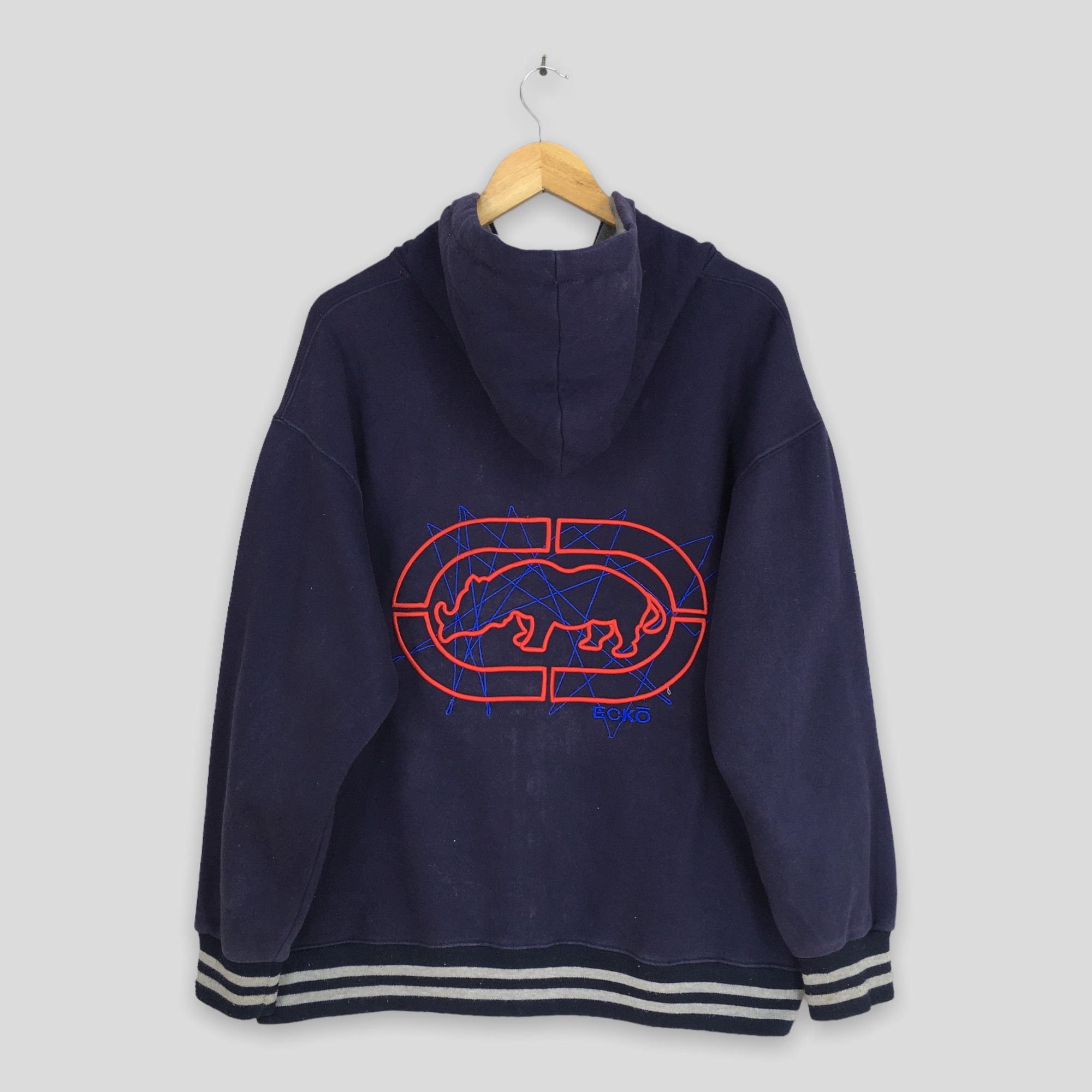 Ecko Unltd. × Marc Ecko × Vintage Vintage Ecko Function Blue Half Zipper Medium Size US M / EU 48-50 / 2 - 9 Thumbnail
