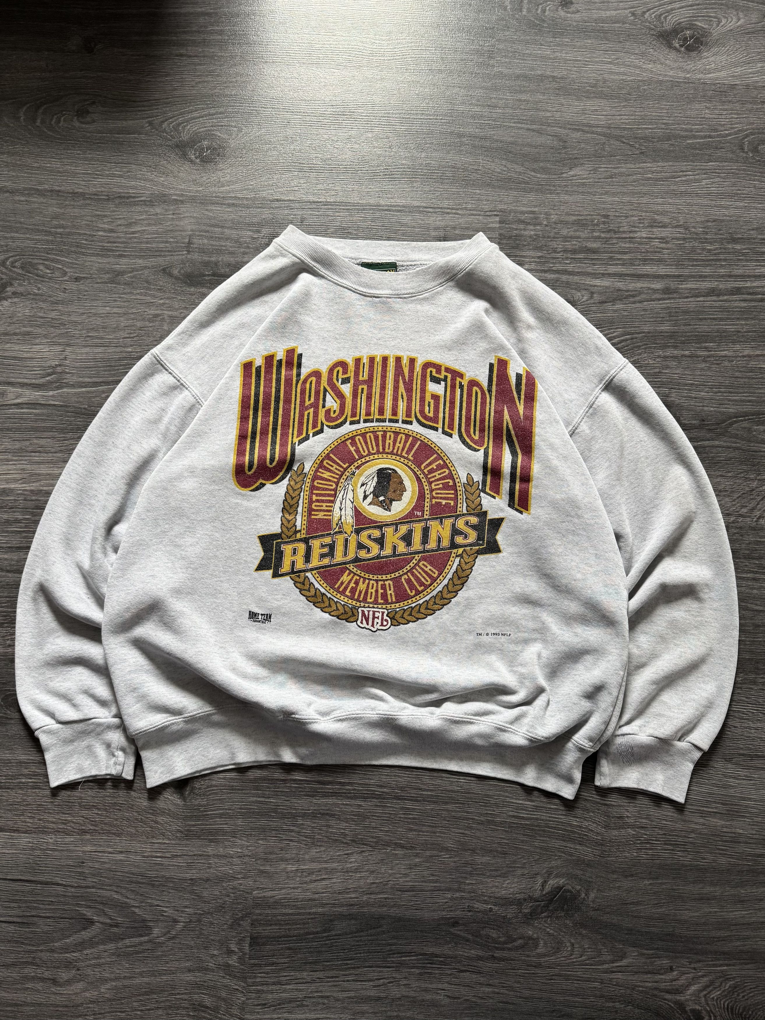NFL Vintage 1993 Washington Redskins Sweatshirt Crewneck Baggy Size US M / EU 48-50 / 2 - 1 Thumbnail