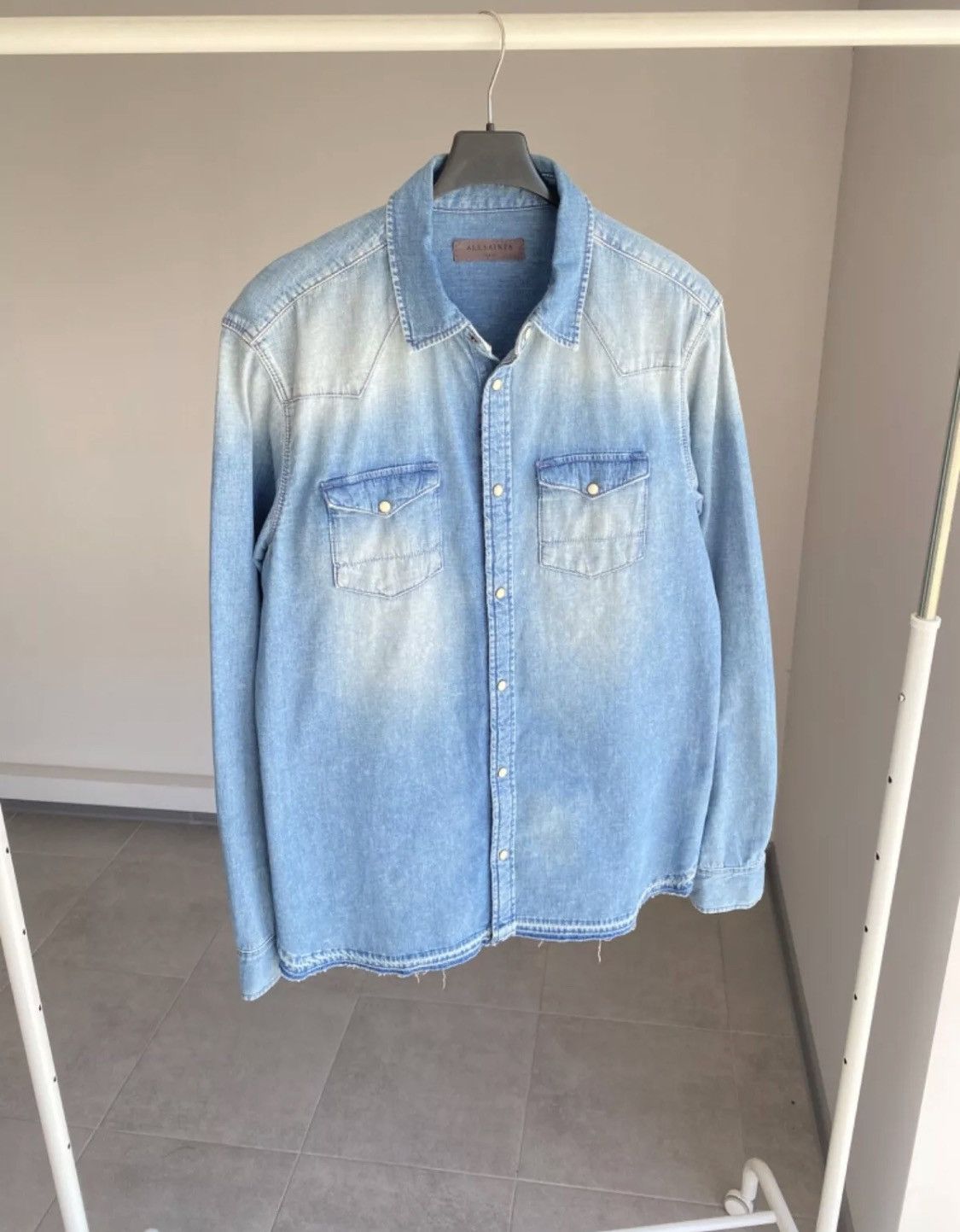 Allsaints Allsaints Denim Shirt Size US S / EU 44-46 / 1 - 3 Thumbnail