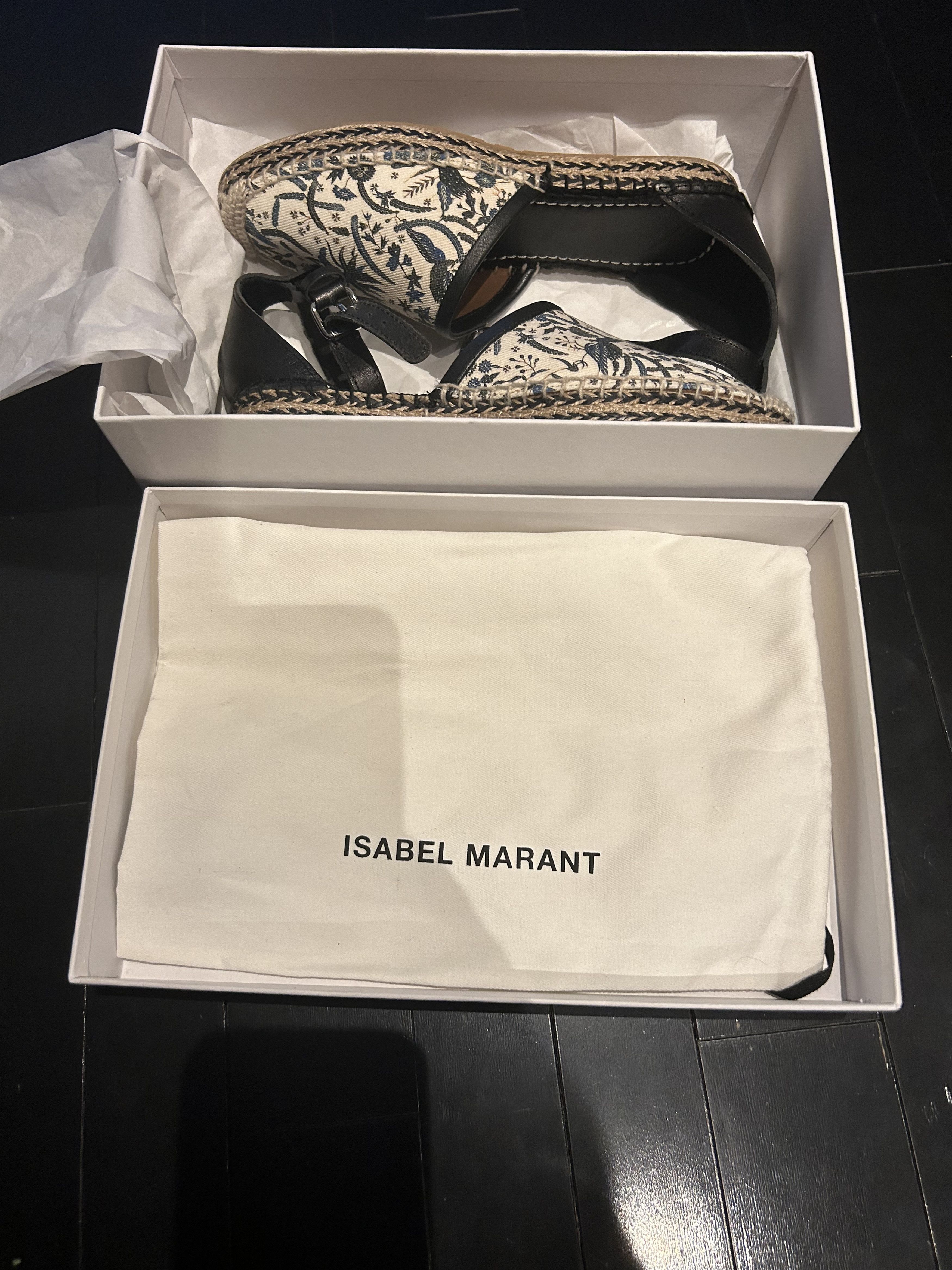 Isabel Marant Floral Print espadrille Size US 8 / IT 38 - 1 Thumbnail