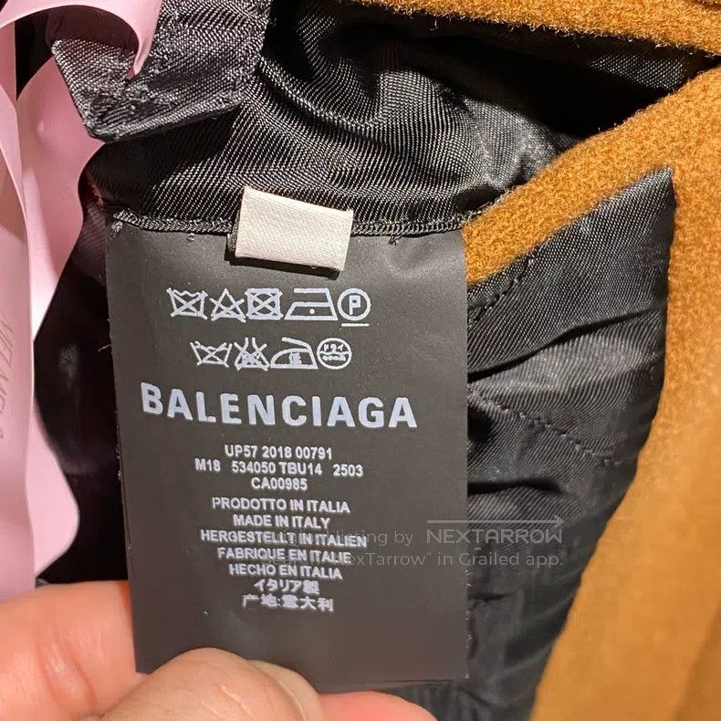 Balenciaga Balenciaga Red Brown Woolen Coat Size XL / US 12-14 / IT 48-50 - 4 Thumbnail