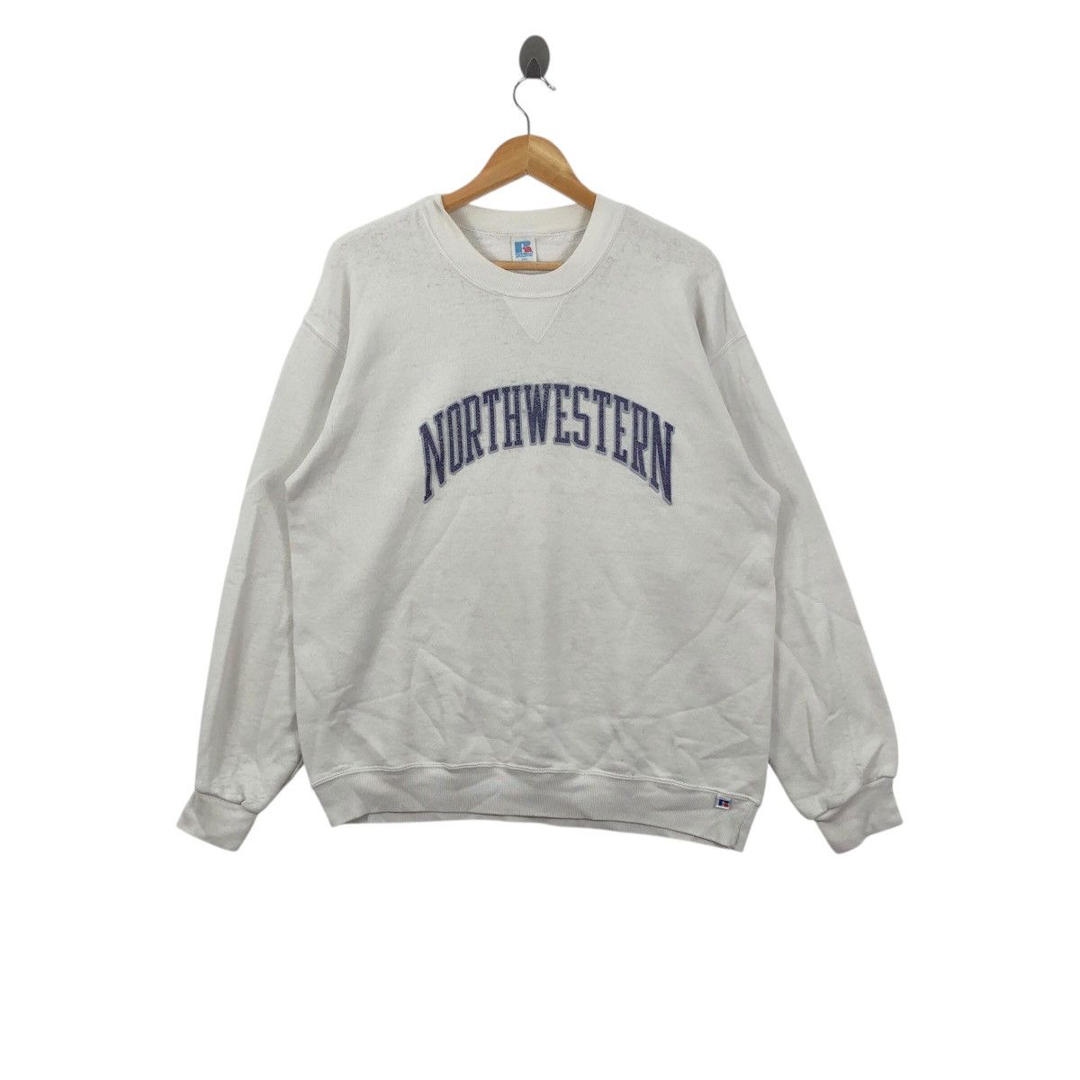 Vintage Vintage NORTHWESTERN USA Place By Russell AthleticSweatshirt Size US XXL / EU 58 / 5 - 1 Thumbnail