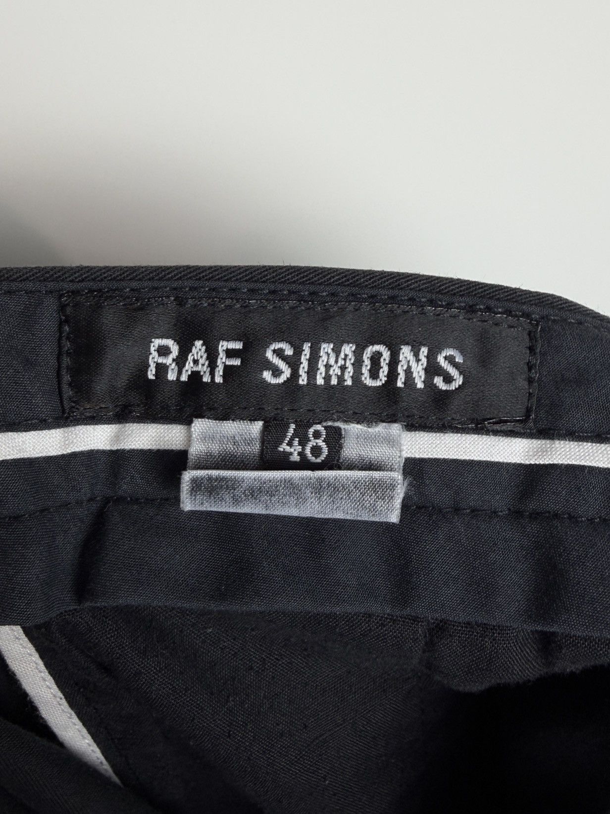Raf Simons SS99 Raf Simons Kinetic Youth Cotton Straight Trouser Pants Size US 32 / EU 48 - 8 Thumbnail