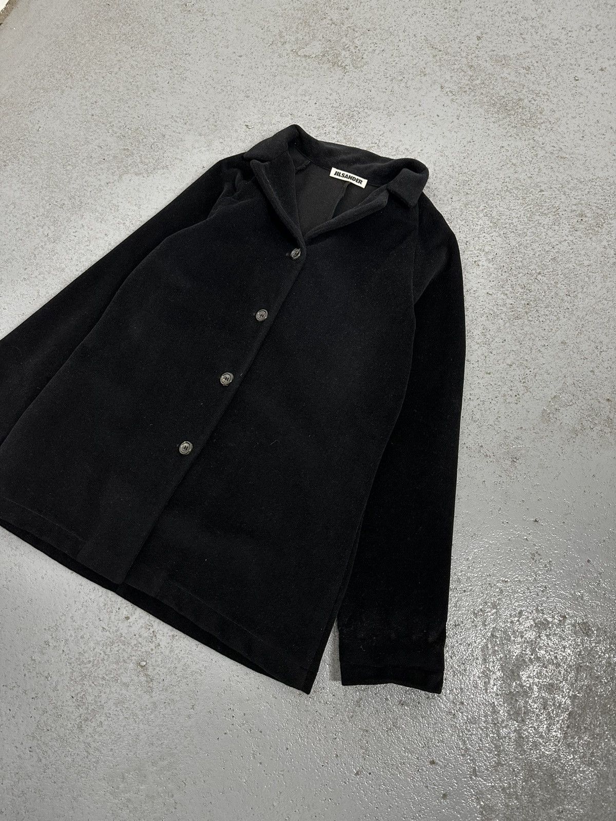 Jil Sander Vintage 90s Jil Sander Fleece Wool Jacket Size M / US 6-8 / IT 42-44 - 3 Thumbnail