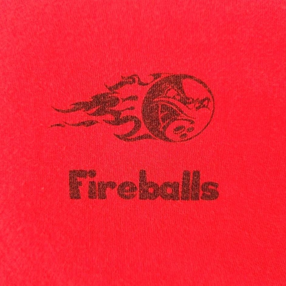 Gildan Fireballs Bowling T Shirt Mens Size XL Red Flames Bowler Size US XL / EU 56 / 4 - 3 Thumbnail
