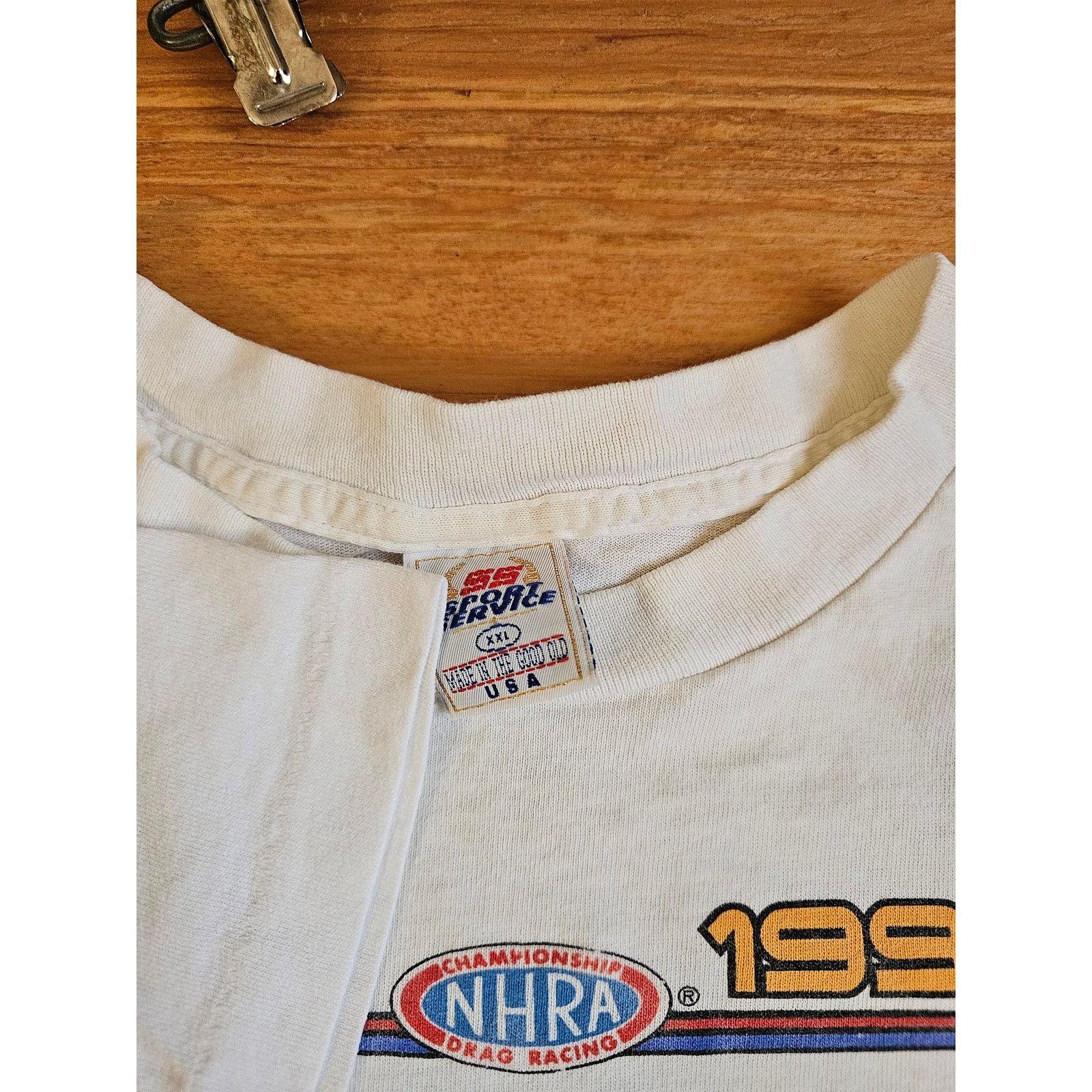 Other Vintage 1994 NHRA Nationals T-shirt, Winston Racing, Sz 2XL Size US XXL / EU 58 / 5 - 4 Thumbnail