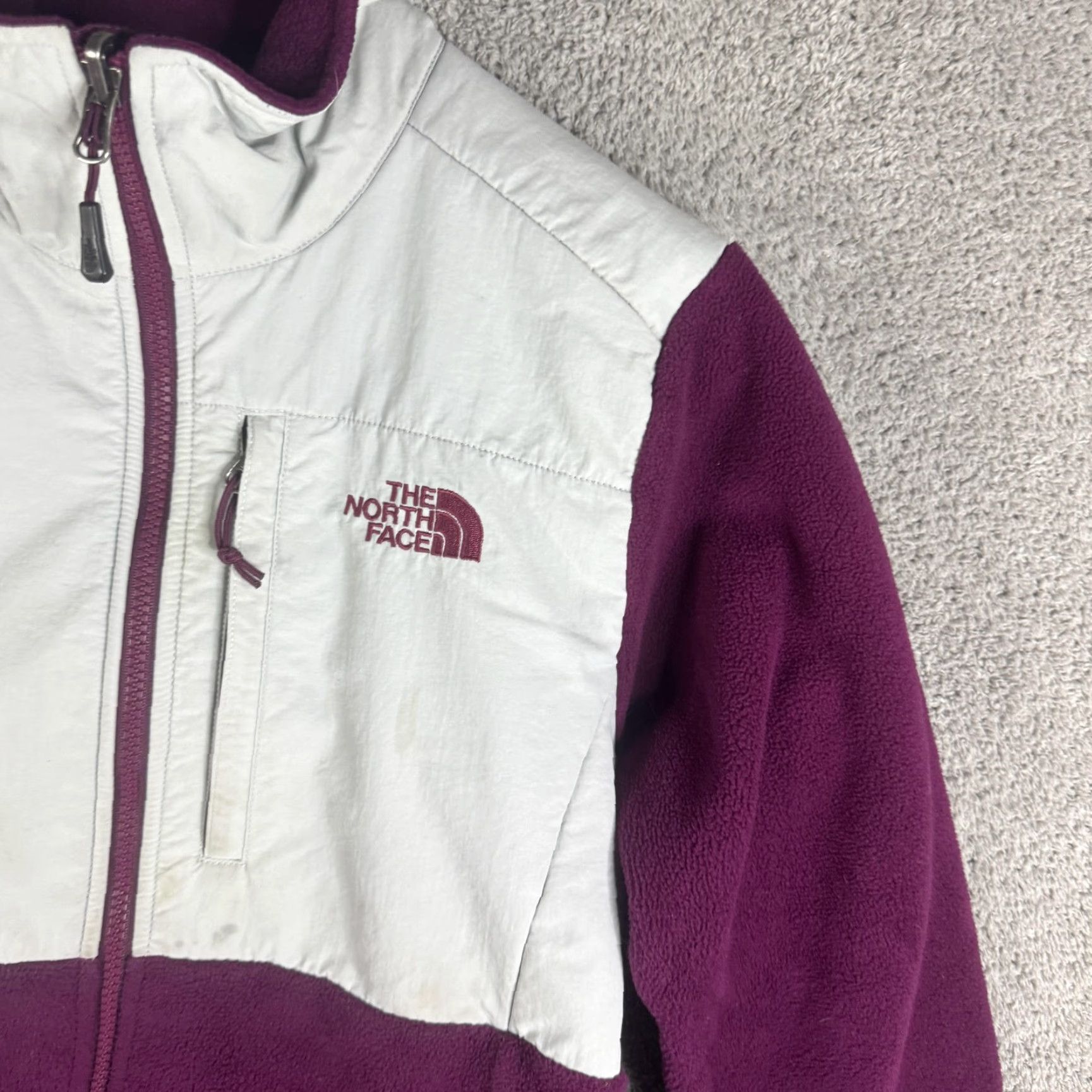 The North Face The North Face Fleece Jacket Womens S Purple Full Zip Outdoor Polartec Size S / US 4 / IT 40 - 4 Thumbnail
