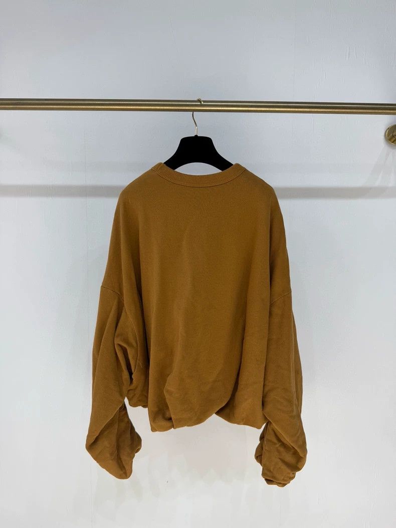 Dries Van Noten DRIES VAN NOTEN Brown pleated sweatshirt Size XS / US 0-2 / IT 36-38 - 5 Thumbnail