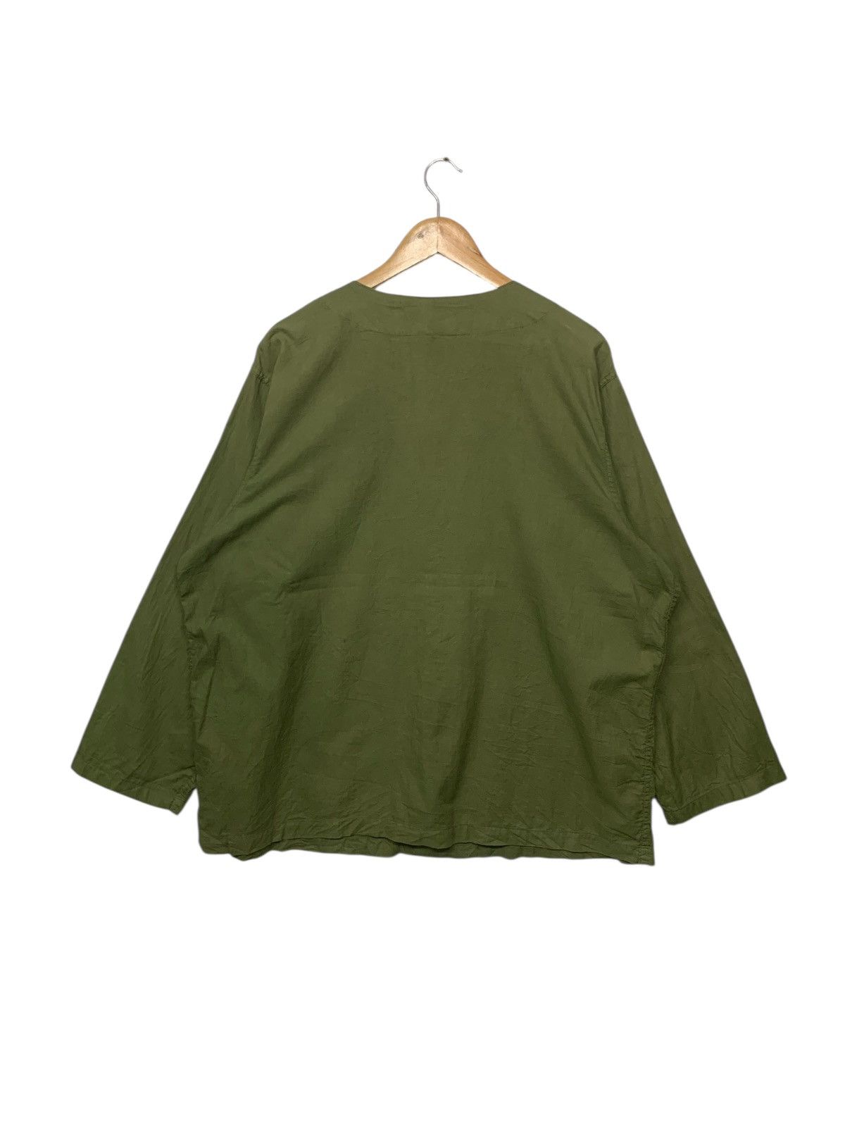 Other × Vintage Vintage 90's Army Pyjama Button Ups Size US XL / EU 56 / 4 - 4 Thumbnail