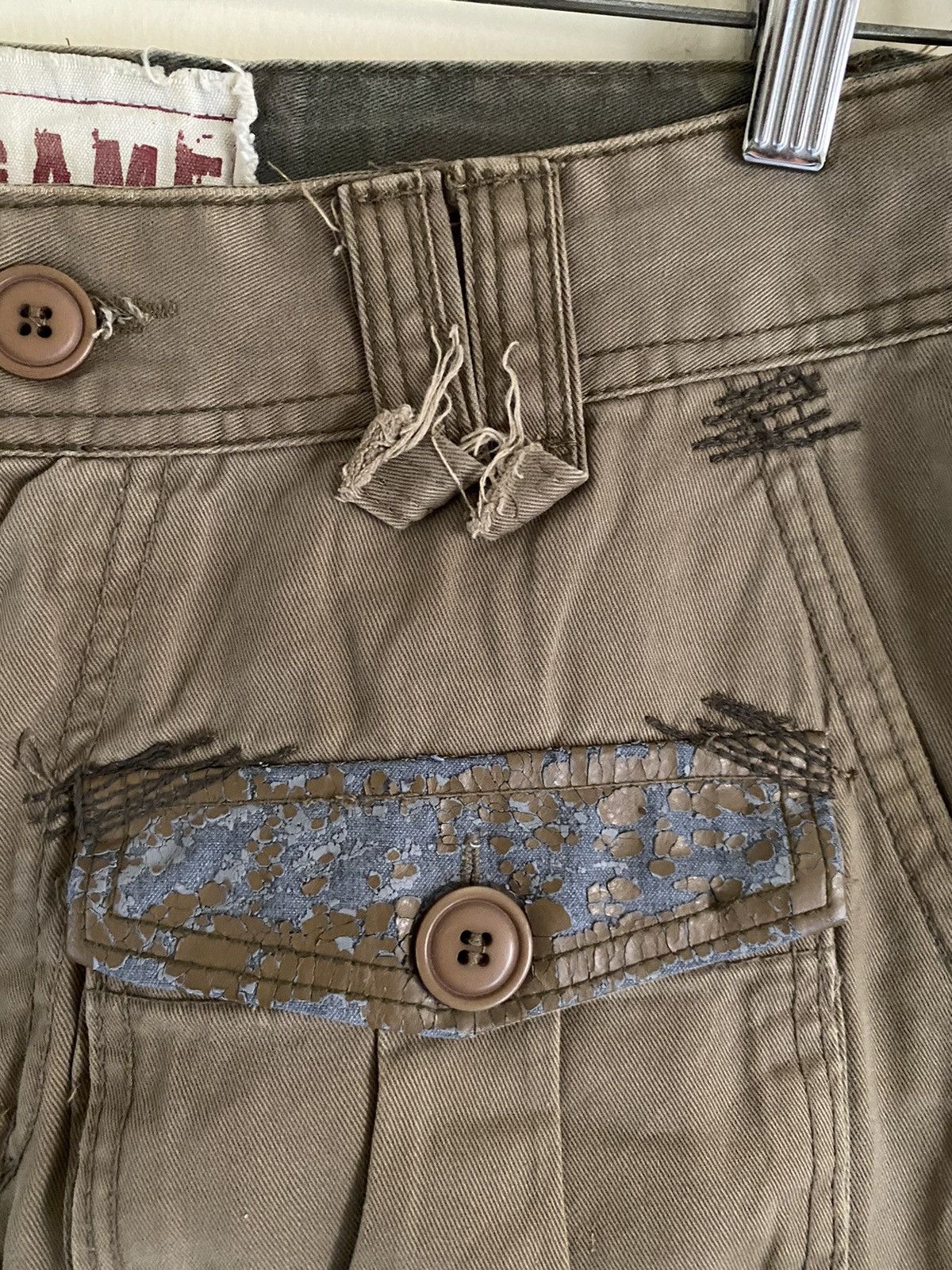 Hysteric Glamour No Brand Rare Design Tactical Multi Pocket Brown Cargo Army Size US 32 / EU 48 - 5 Thumbnail